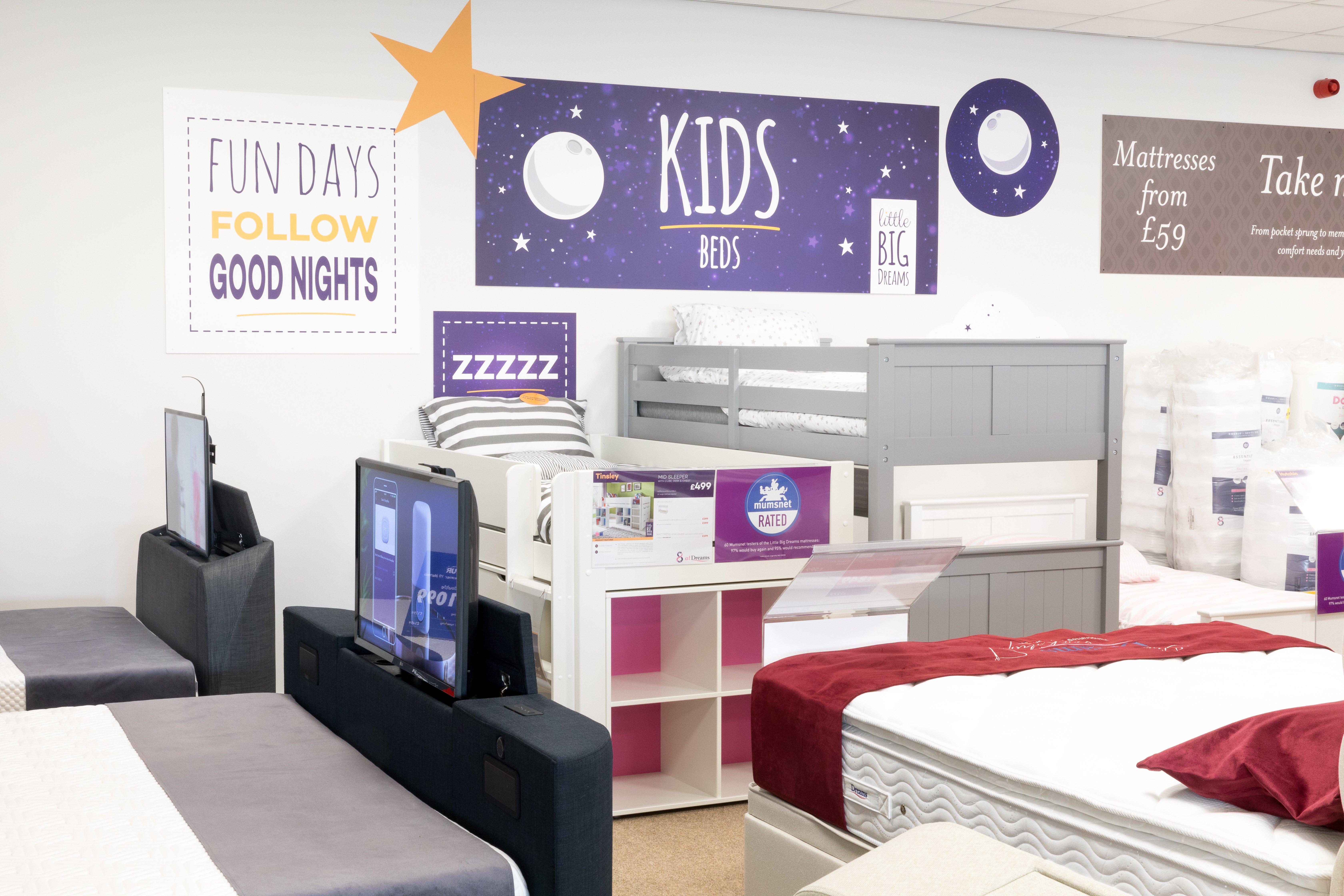 Dreams Store in Kidderminster Beds, Mattresses & Furniture Dreams