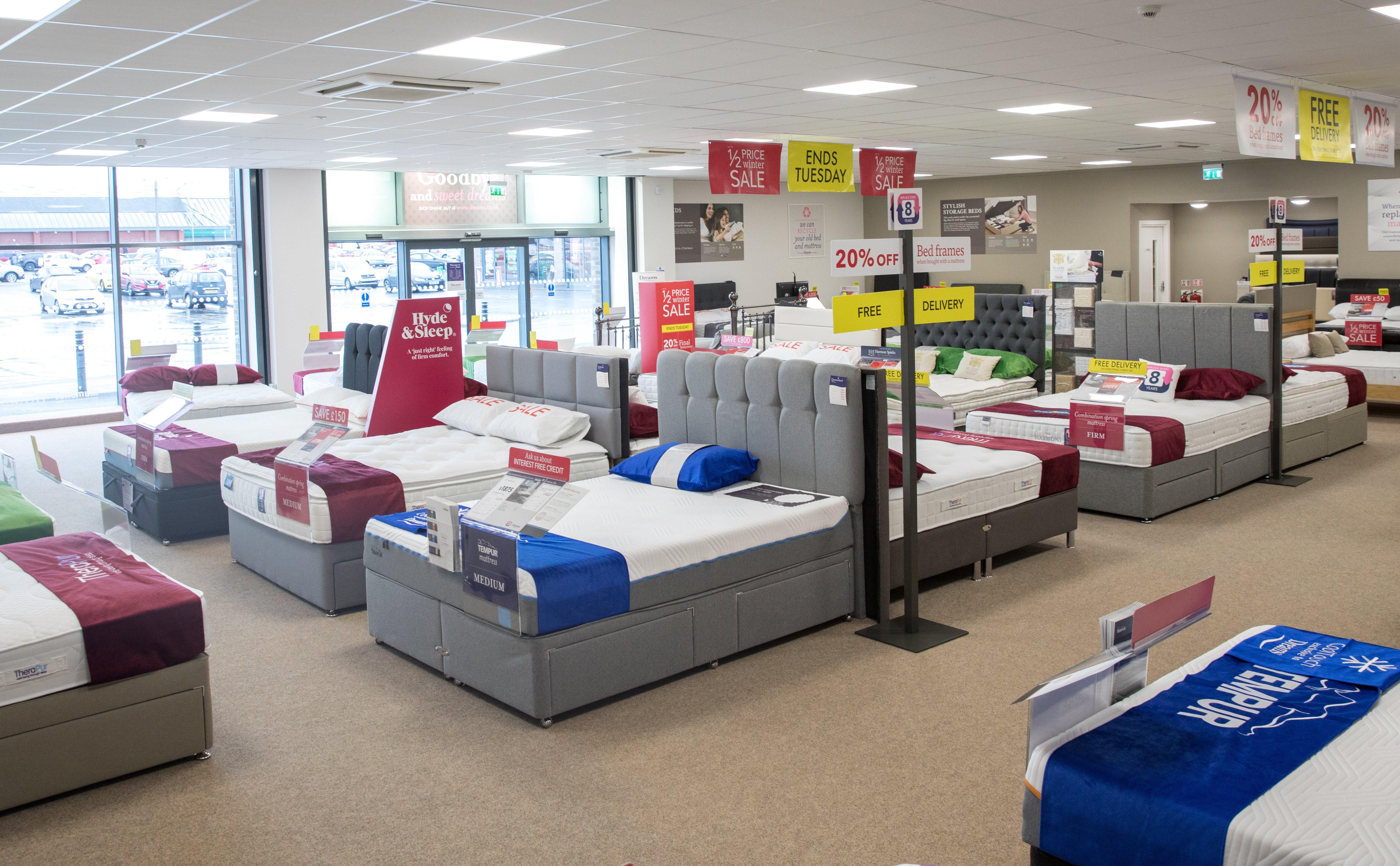 Dreams Store in Ayr Beds, Mattresses & Furniture Dreams