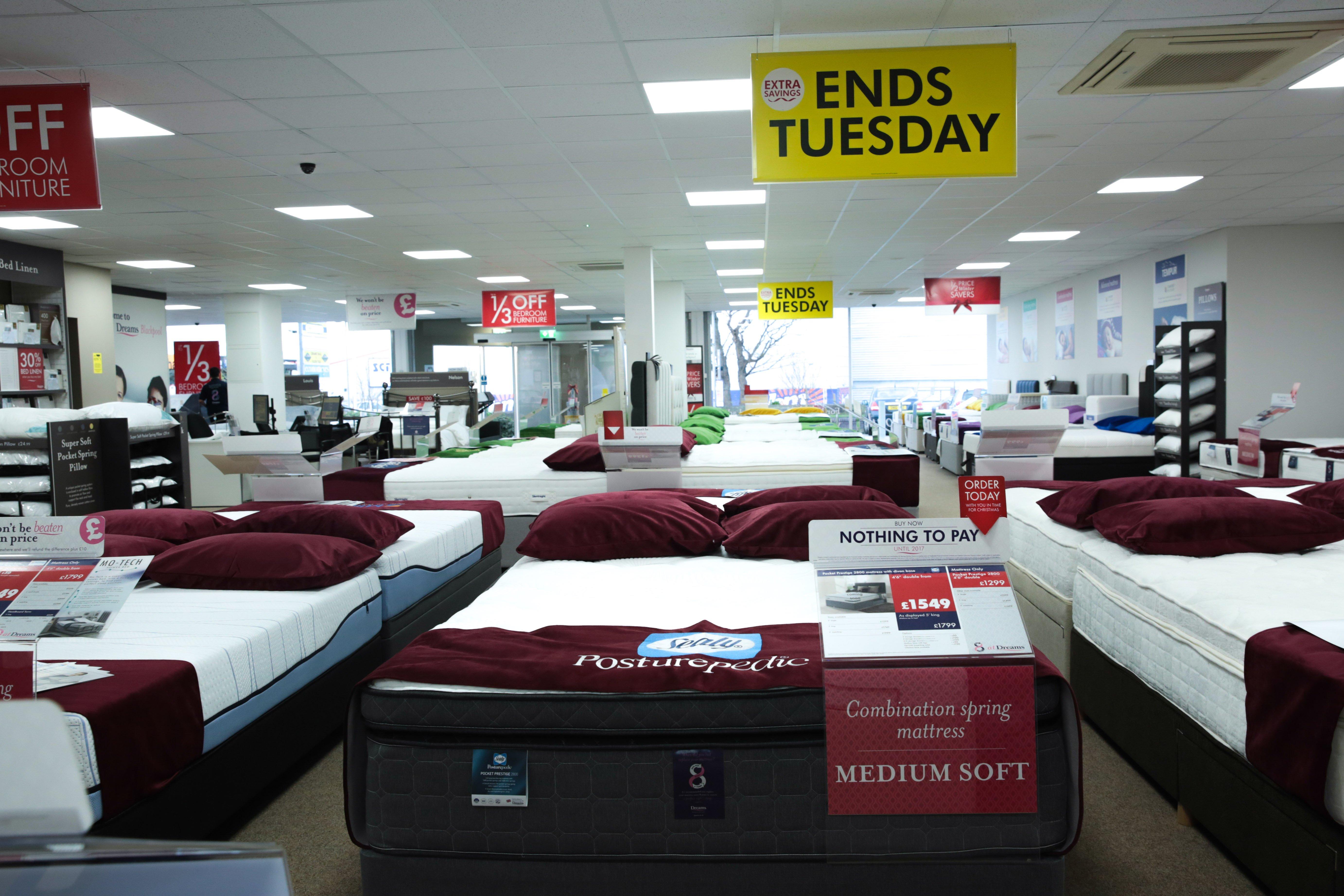 Dreams Store in Blackpool Beds, Mattresses & Furniture Dreams