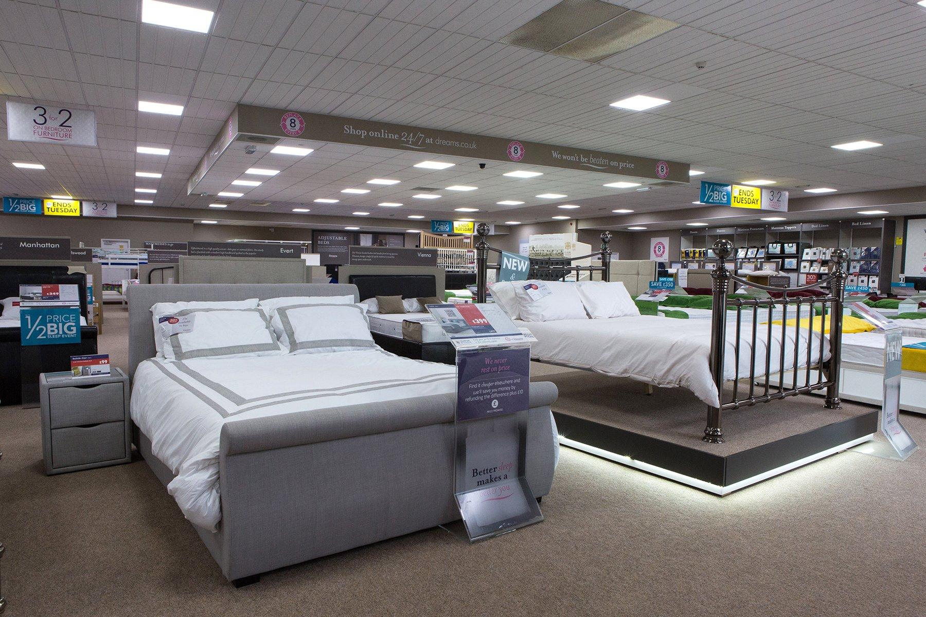 Dreams Store in Bury St. Edmunds Beds, Mattresses & Furniture Dreams