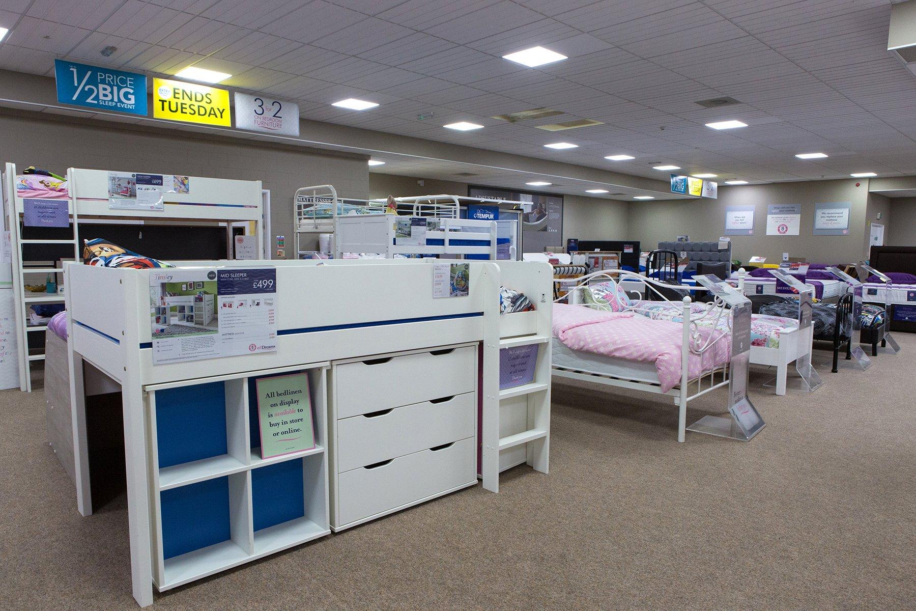 Dreams Store in Bury St. Edmunds Beds, Mattresses & Furniture Dreams