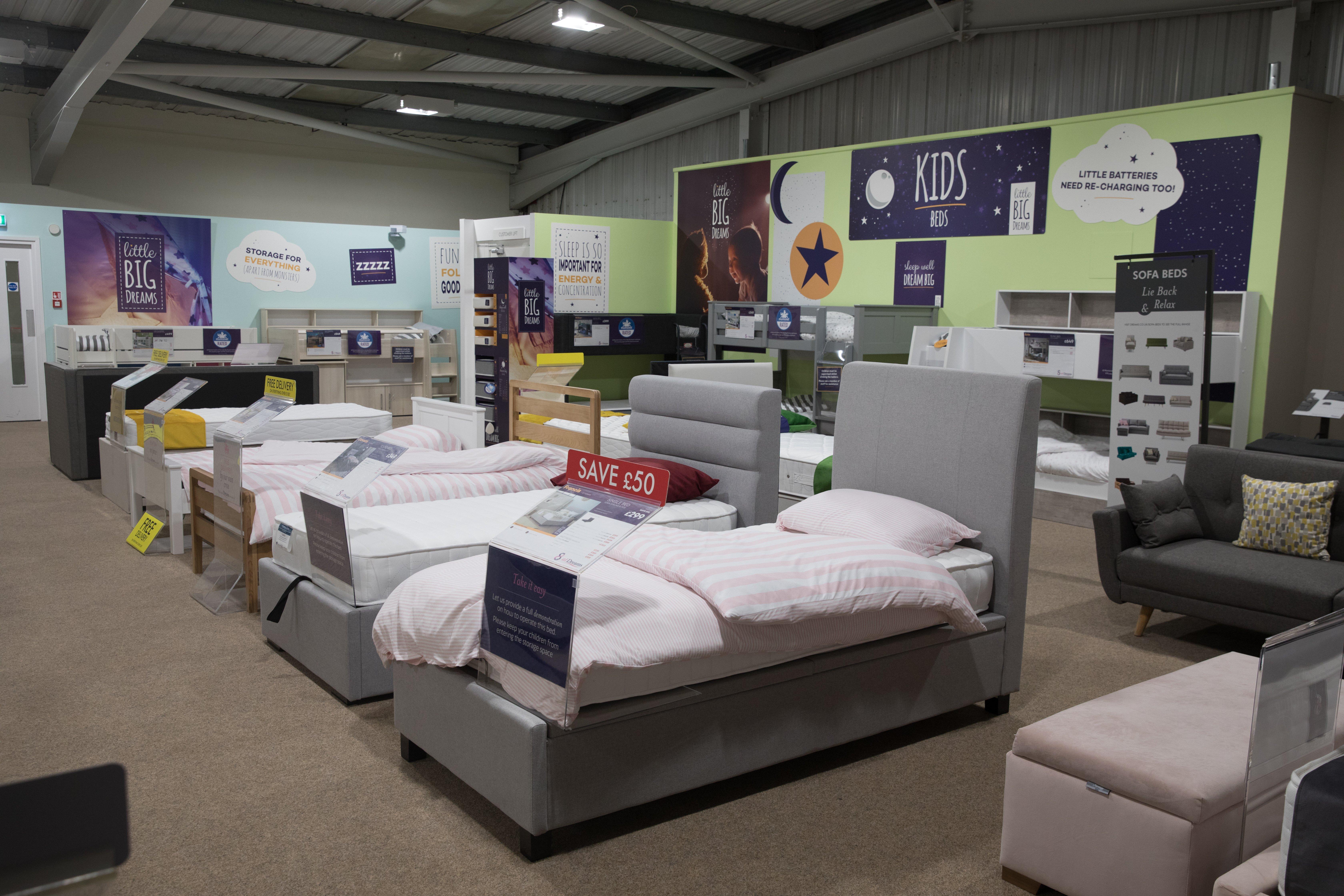 Dreams Store in Weston Super Mare Beds, Mattresses & Furniture Dreams
