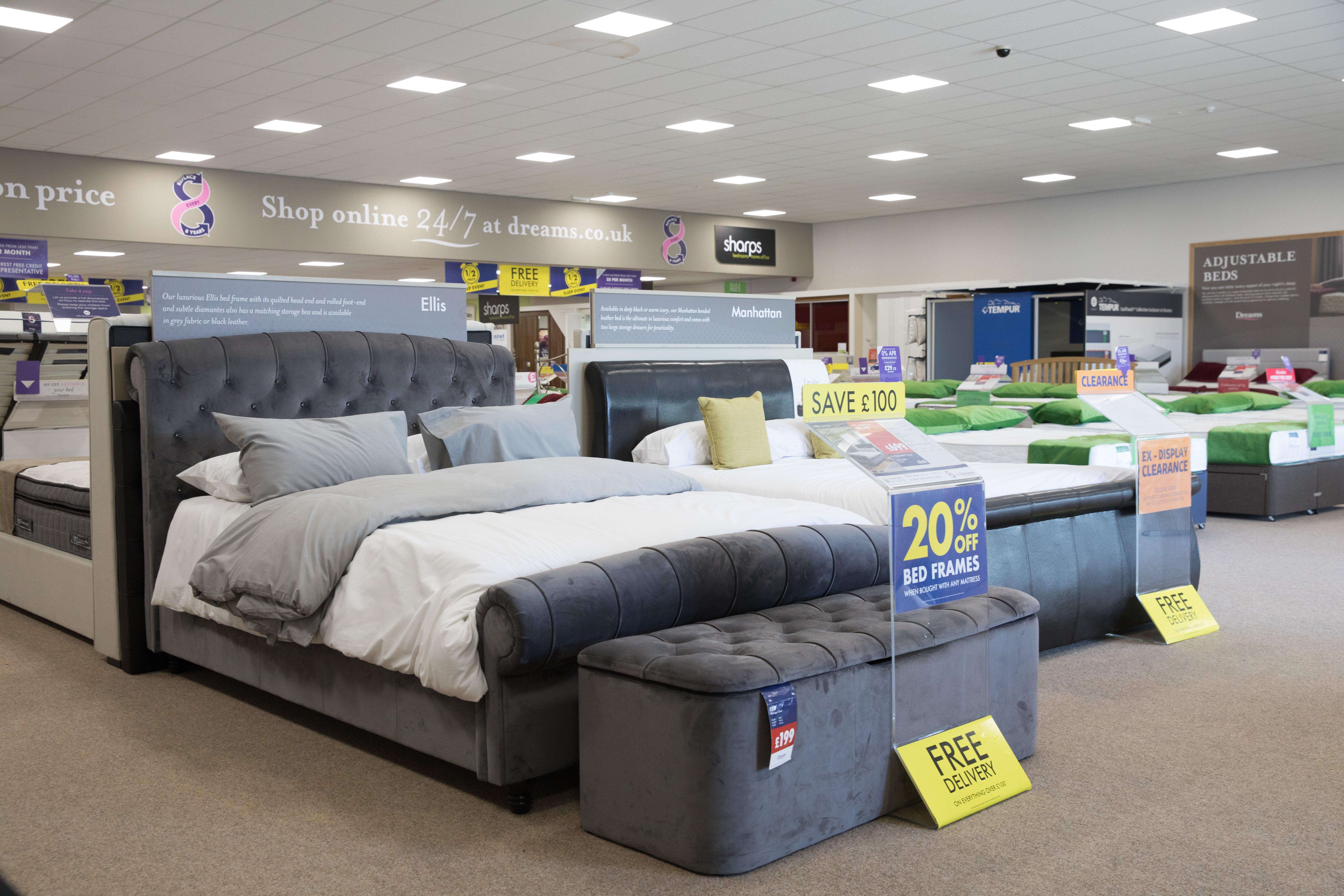 Dreams Store in Dundee Beds, Mattresses & Furniture Dreams