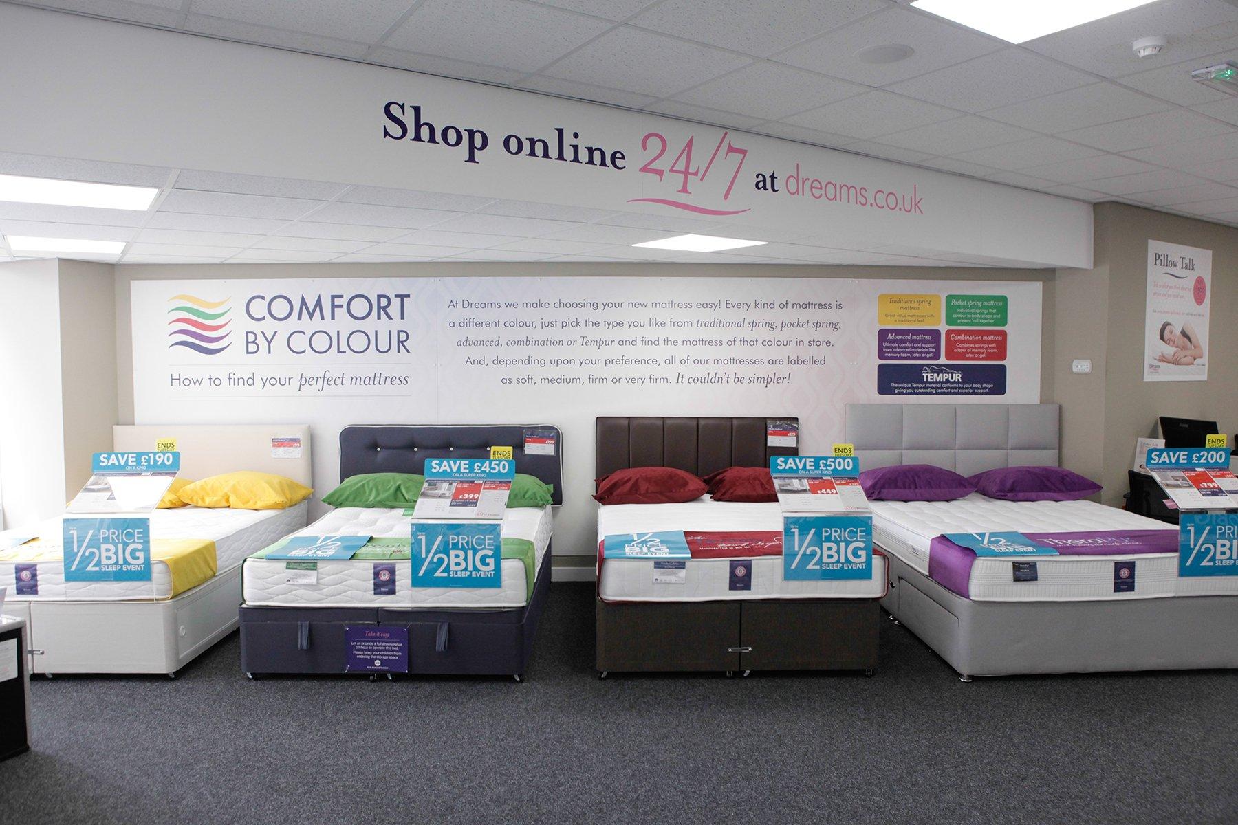 Dreams Store in Guildford Beds, Mattresses & Furniture Dreams