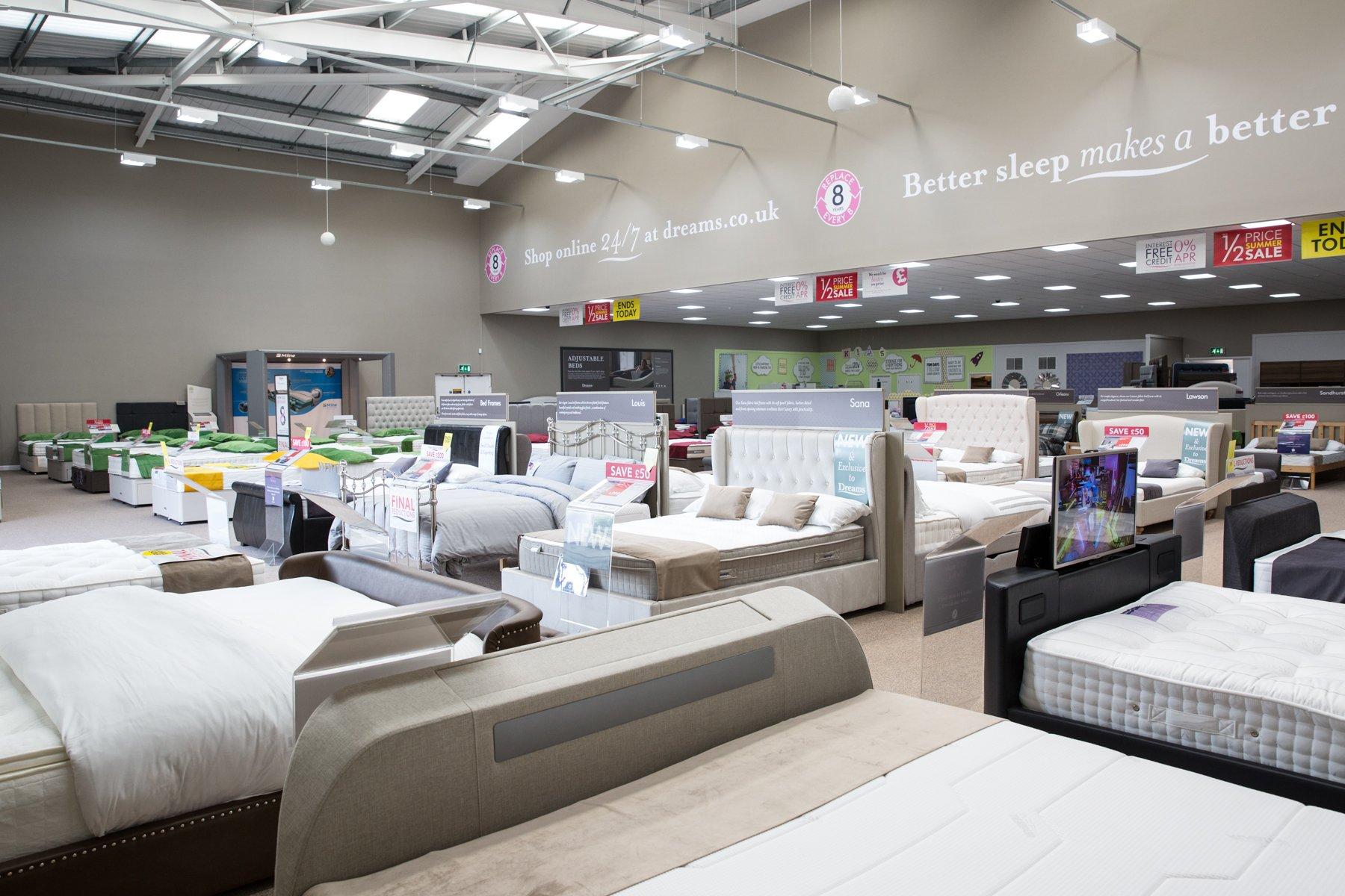 dreams beds stores near me