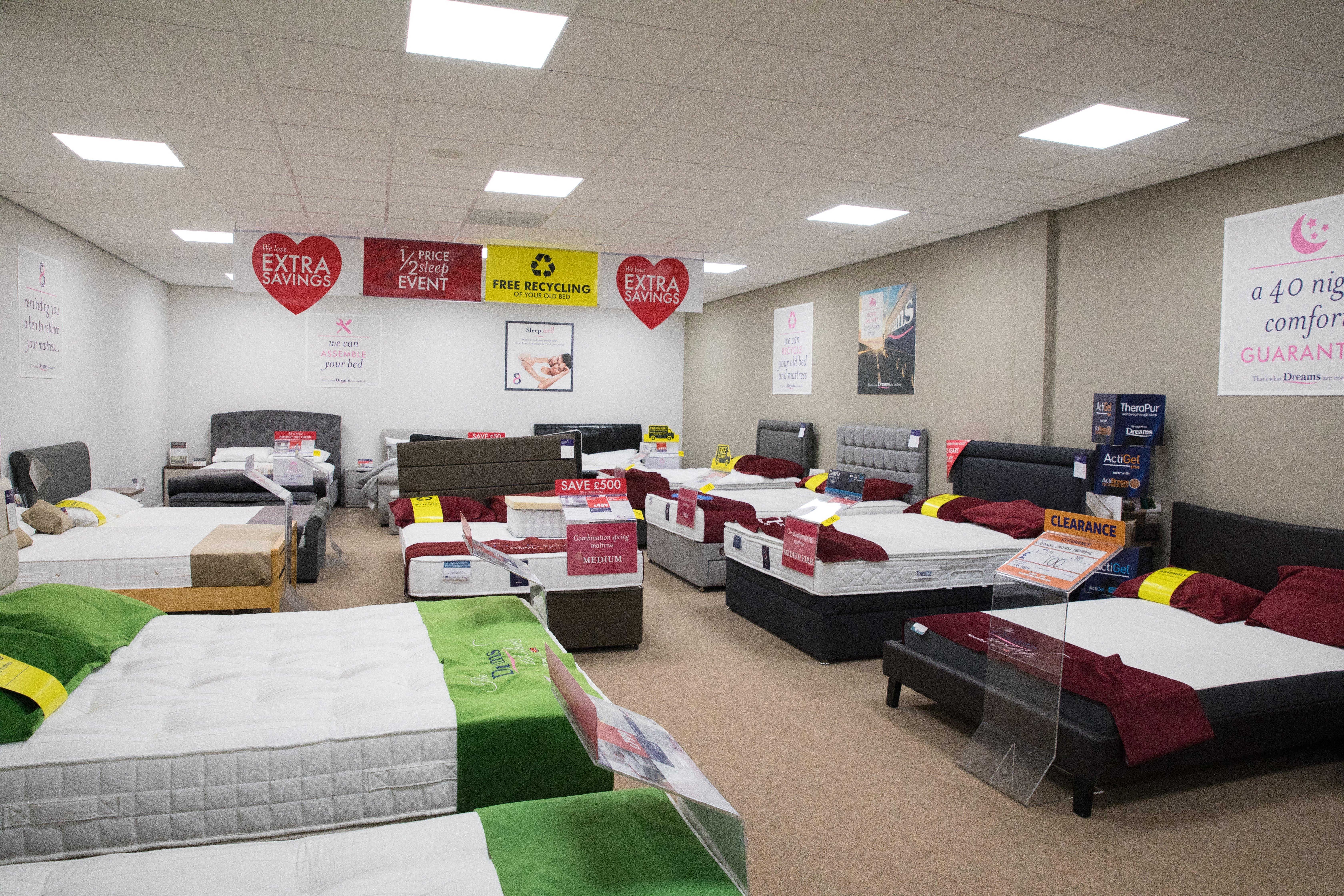 Dreams Store in Hemel Hempstead Beds, Mattresses & Furniture Dreams