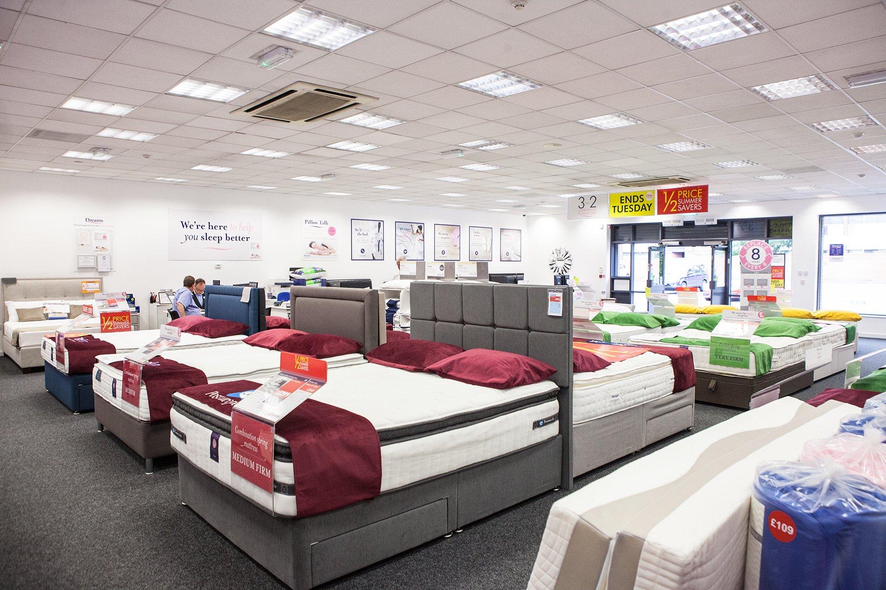 Dreams Store in Romford Beds, Mattresses & Furniture Dreams