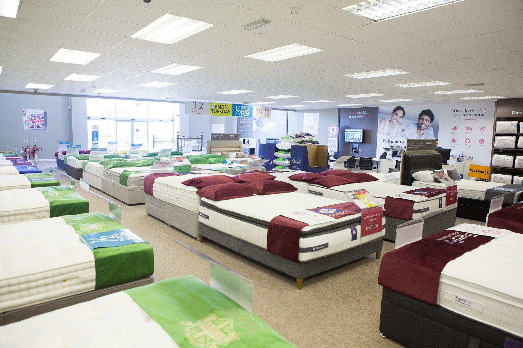 Dreams Store in Shrewsbury Beds, Mattresses & Furniture Dreams