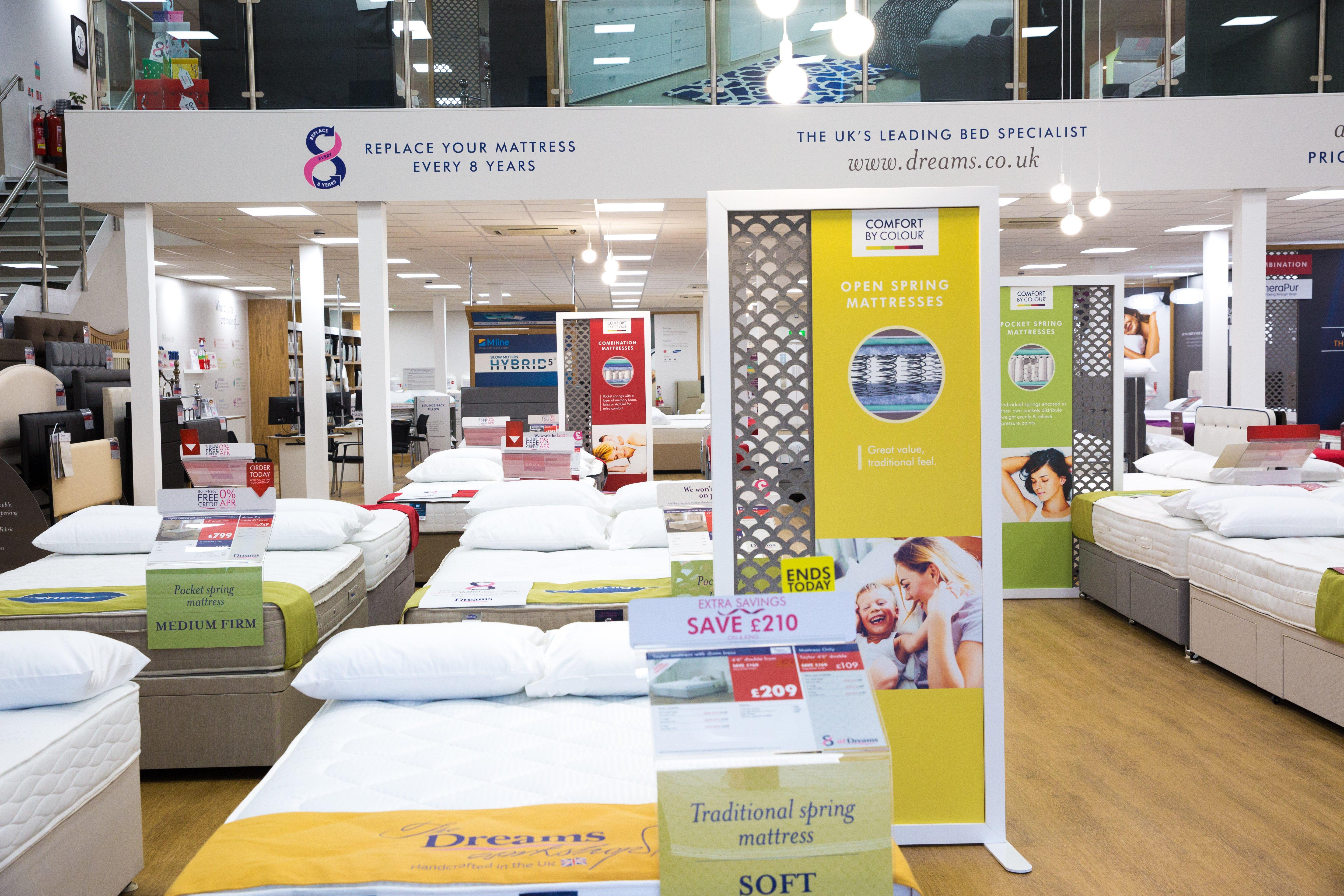 Dreams Store in Warrington Beds, Mattresses & Furniture Dreams