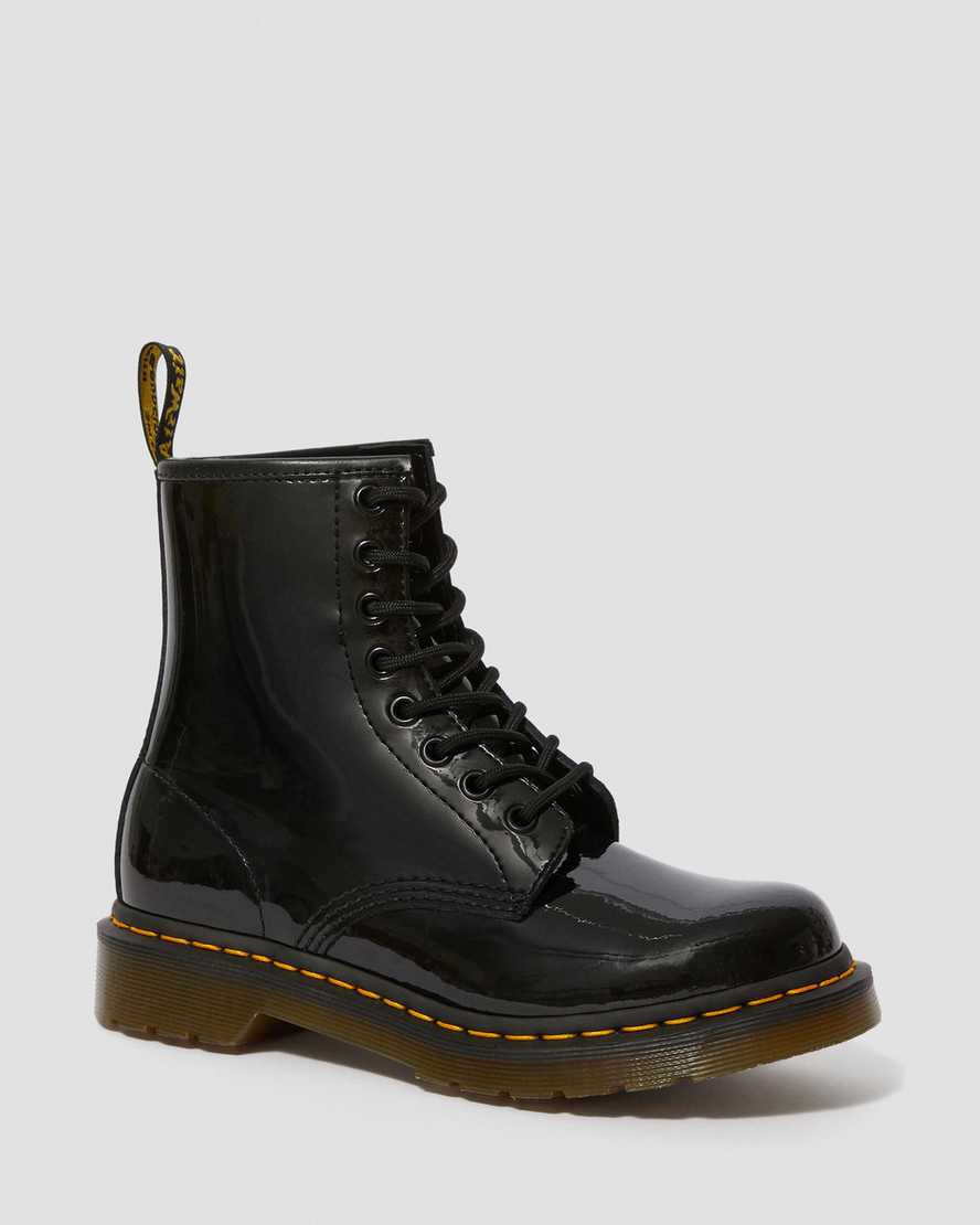 1460 WOMEN'S PATENT LEATHER LACE UP BOOTS | Dr. Martens
