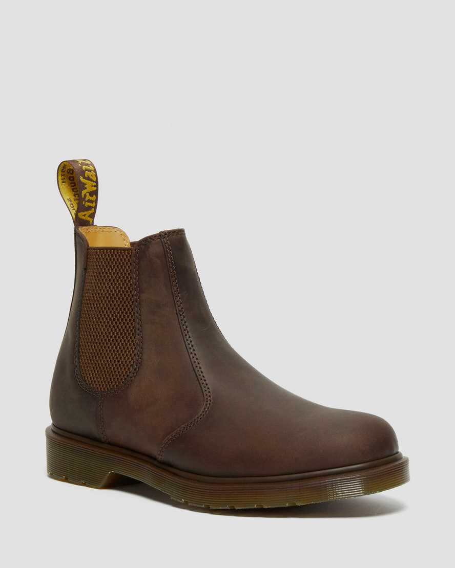 DR MARTENS 2976 Crazy Horse Leather Chelsea Boots