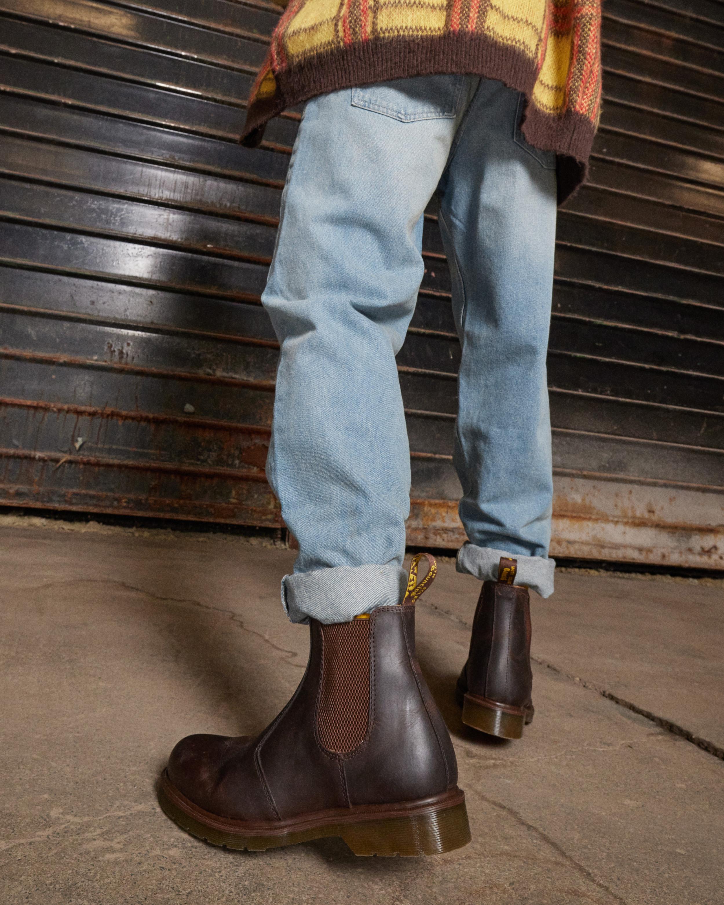 2976 CRAZY HORSE LEATHER CHELSEA BOOTS 
