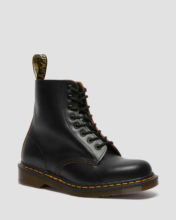 닥터마틴 1460 부츠 Dr.Martens 1460 Vintage Made In England Lace Up Boots,BLACK QUILON