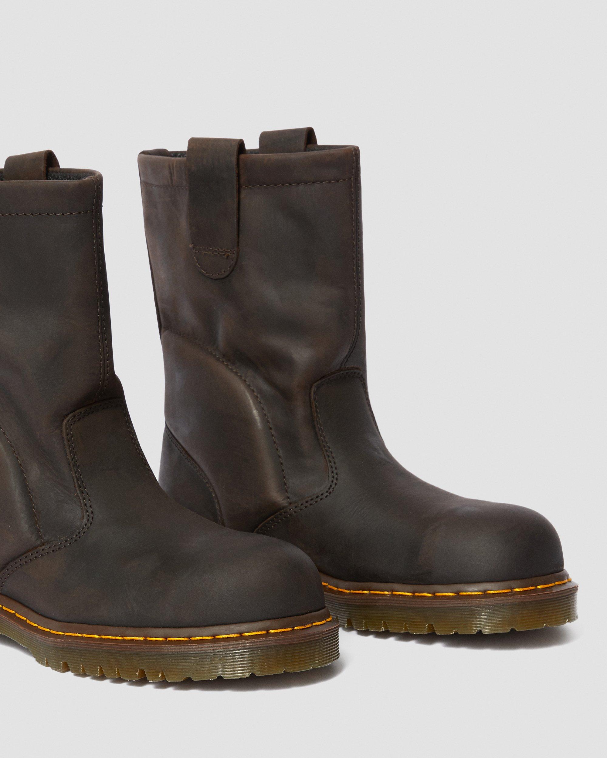 2295 EXTRA WIDE LEATHER SLIP ON WORK BOOTS | Dr. Martens Official