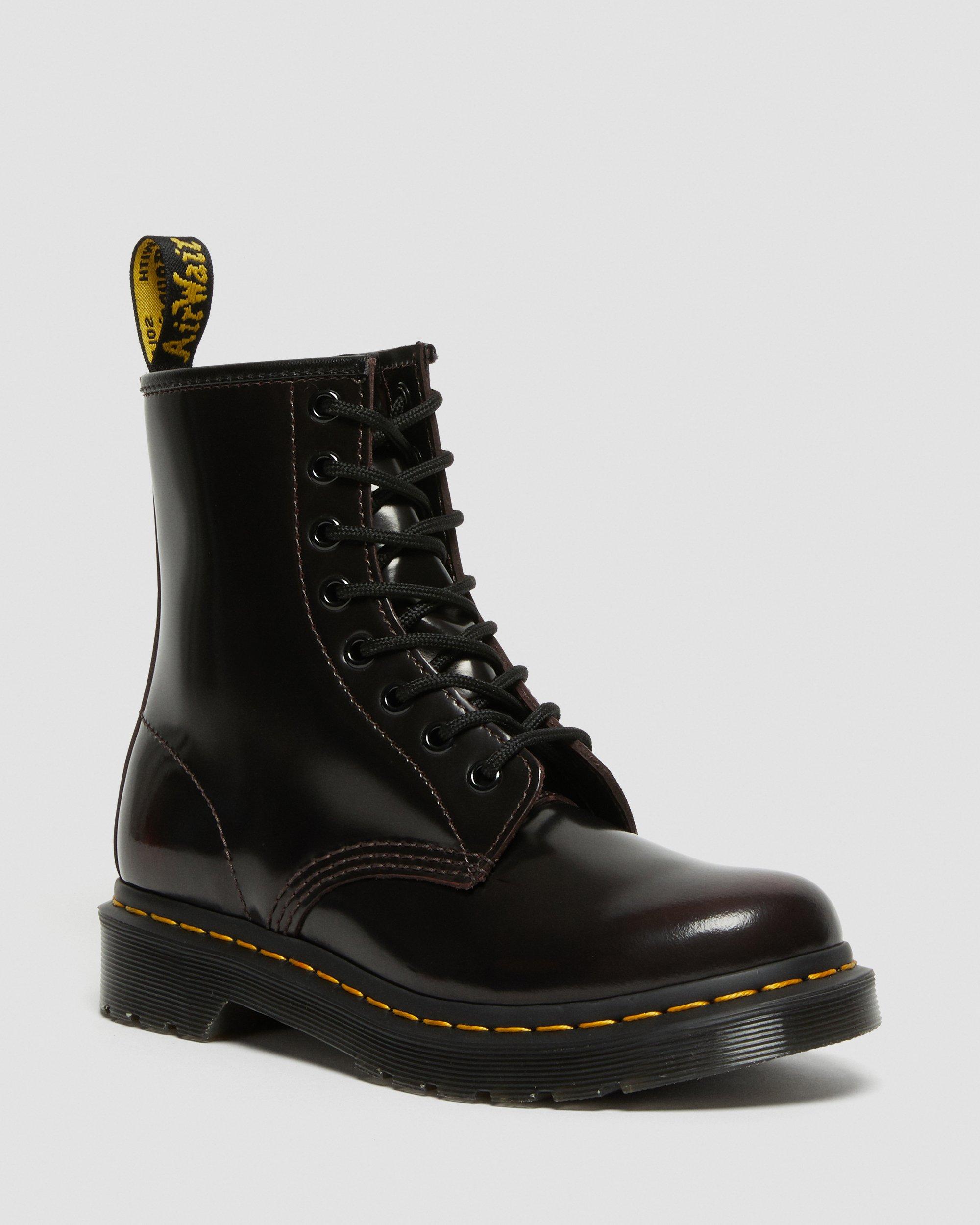cherry red dr martens womens