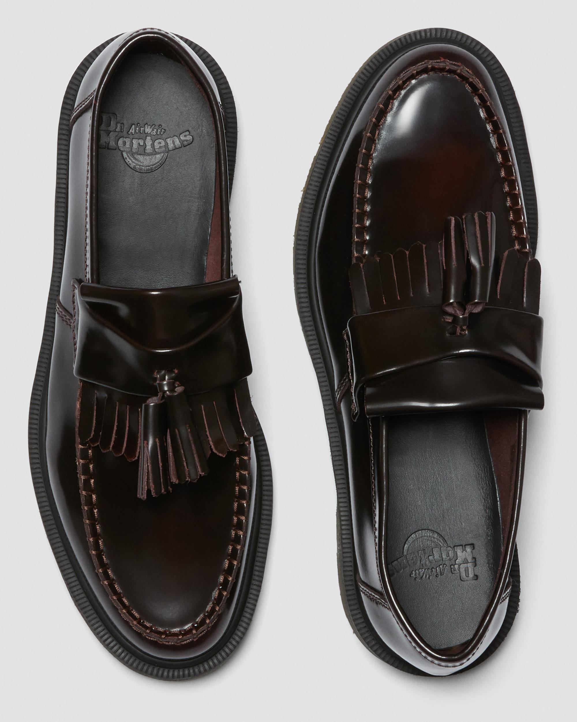 ADRIAN LEATHER TASSEL LOAFERS | Dr. Martens