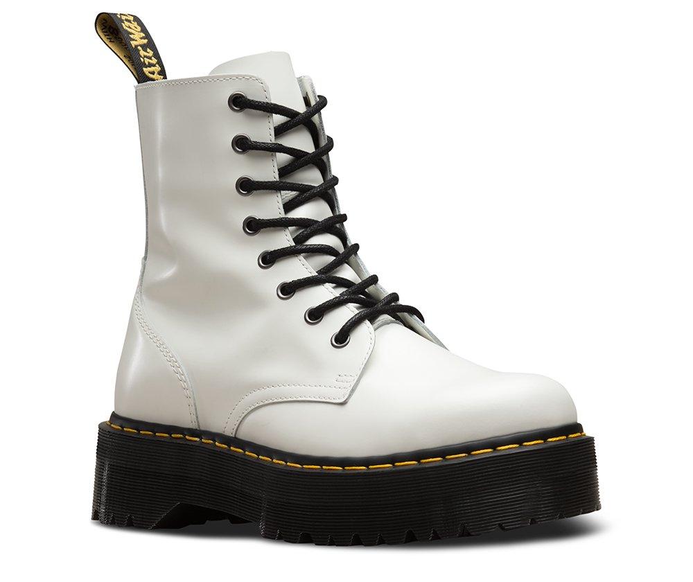 dr martens platform white
