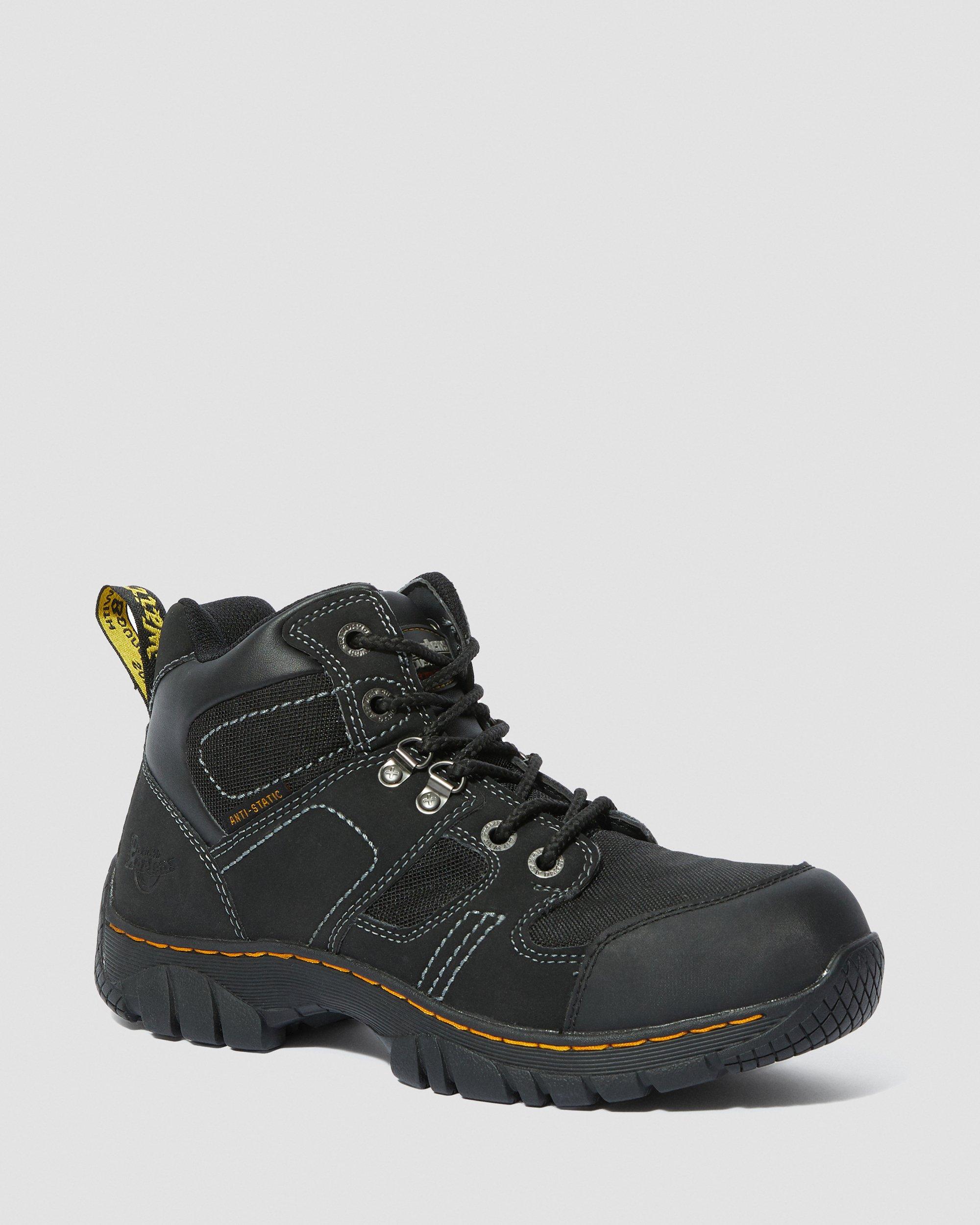 black safety boots uk