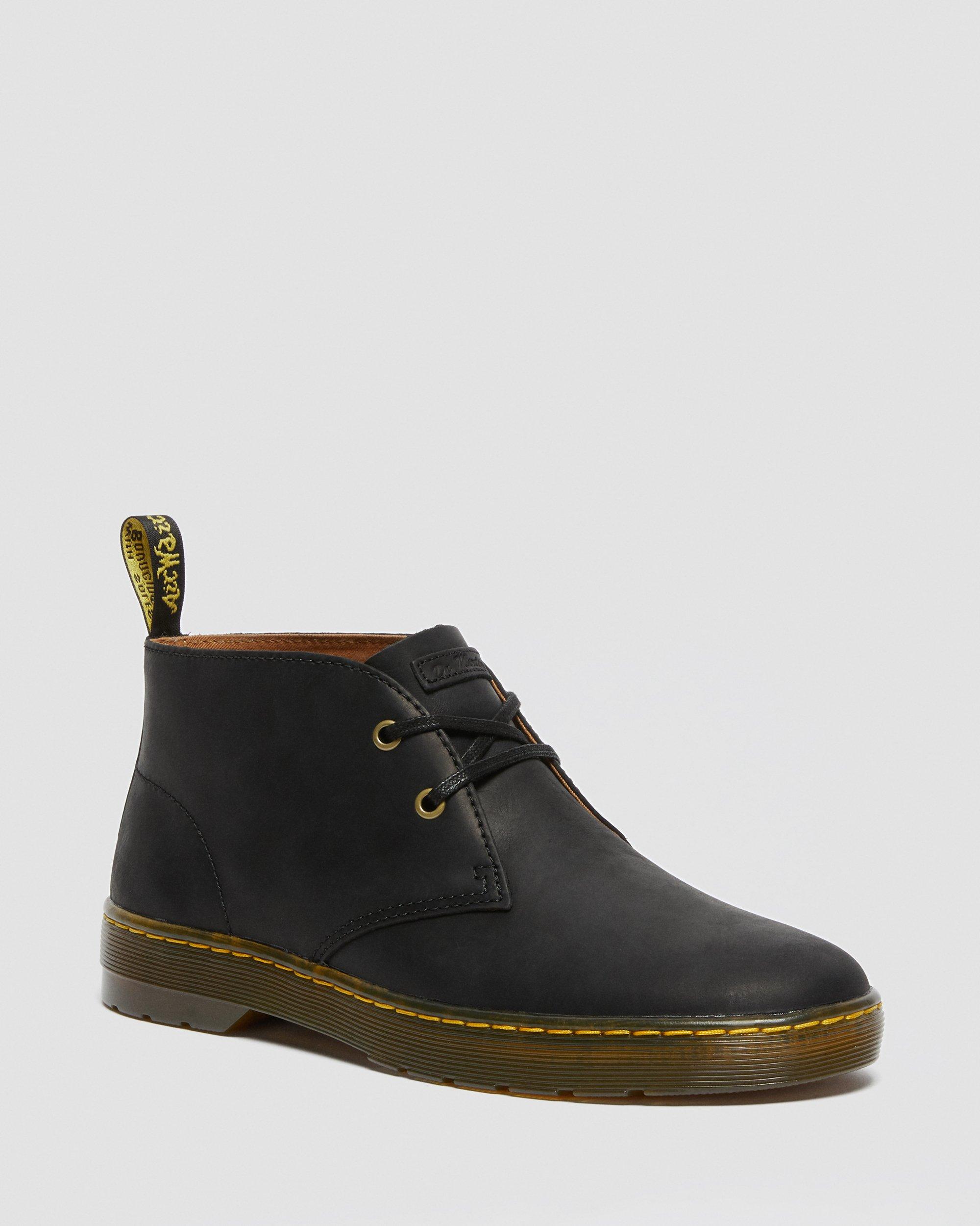 CABRILLO LEATHER DESERT ANKLE BOOTS 