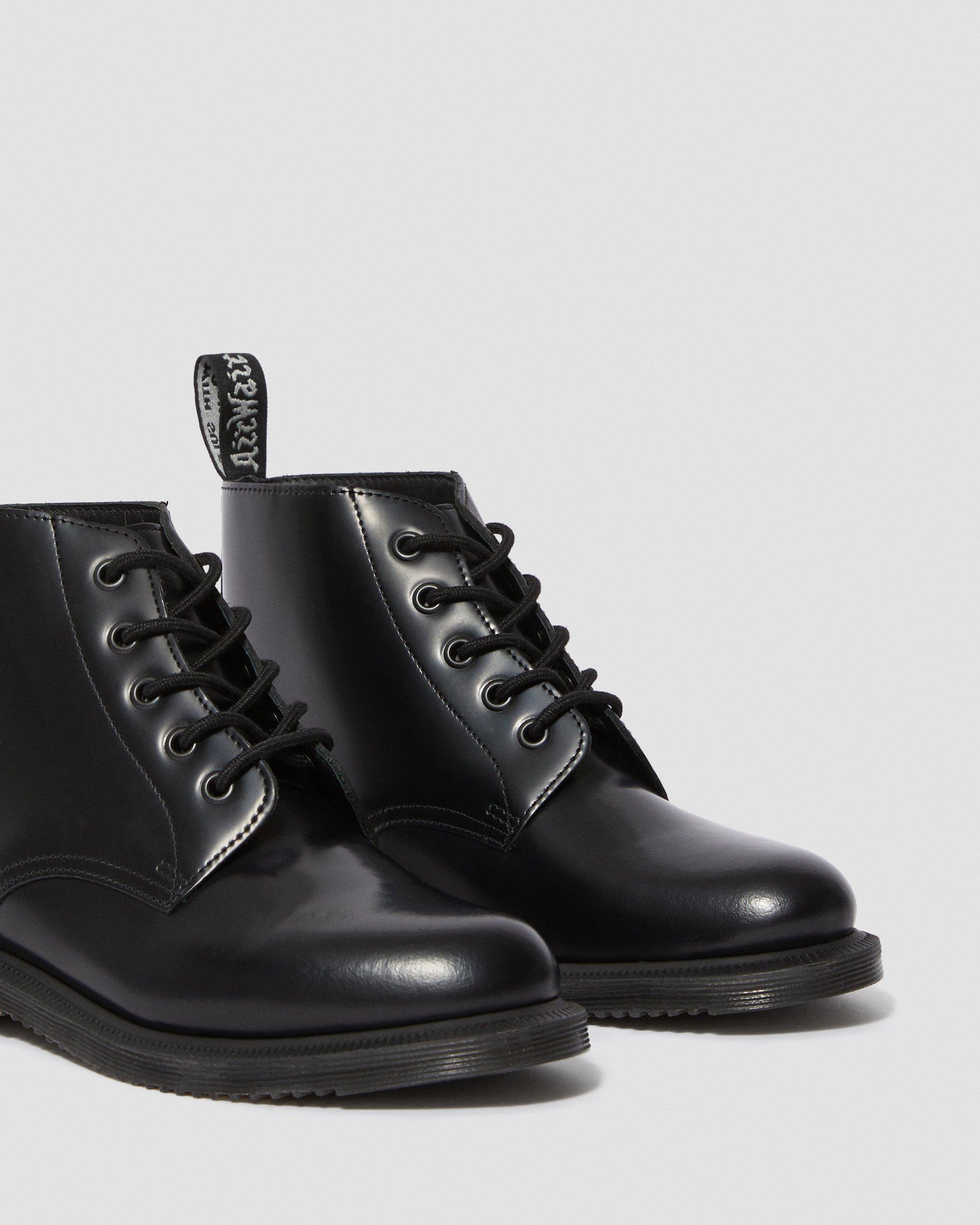EMMELINE SMOOTH LEATHER LACE UP ANKLE BOOTS | Dr. Martens Official