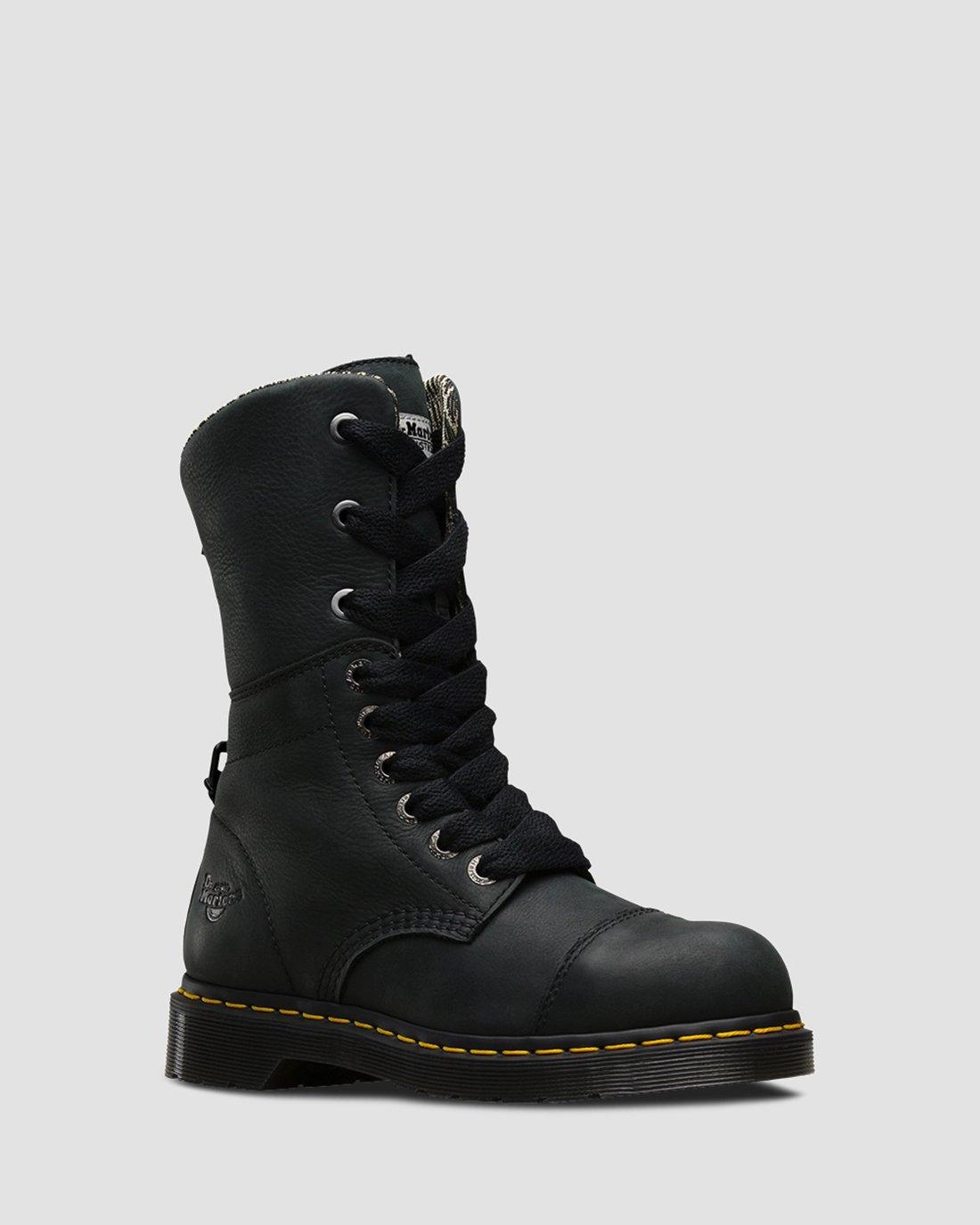 dr martens leah steel toe