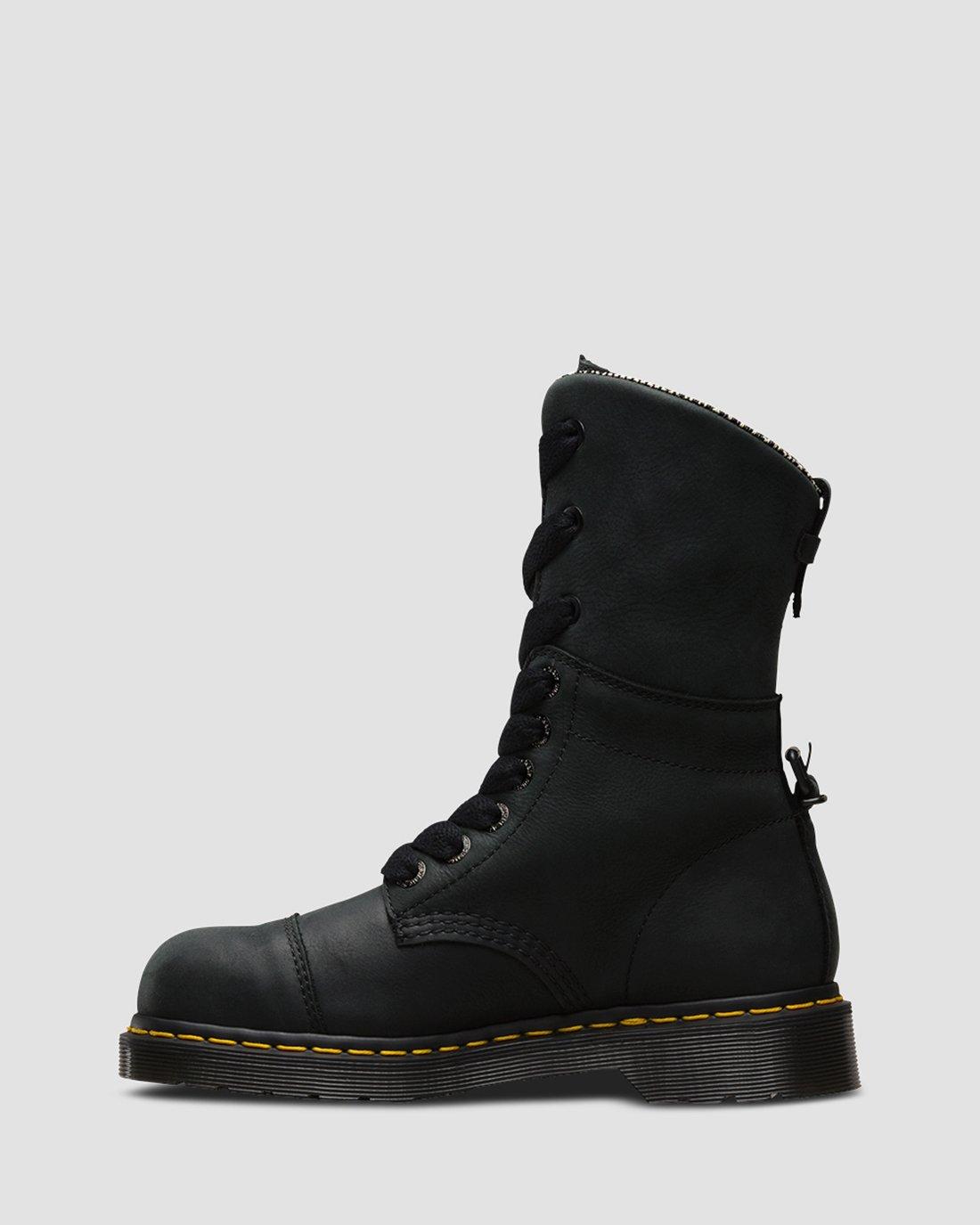 dr martens leah steel toe