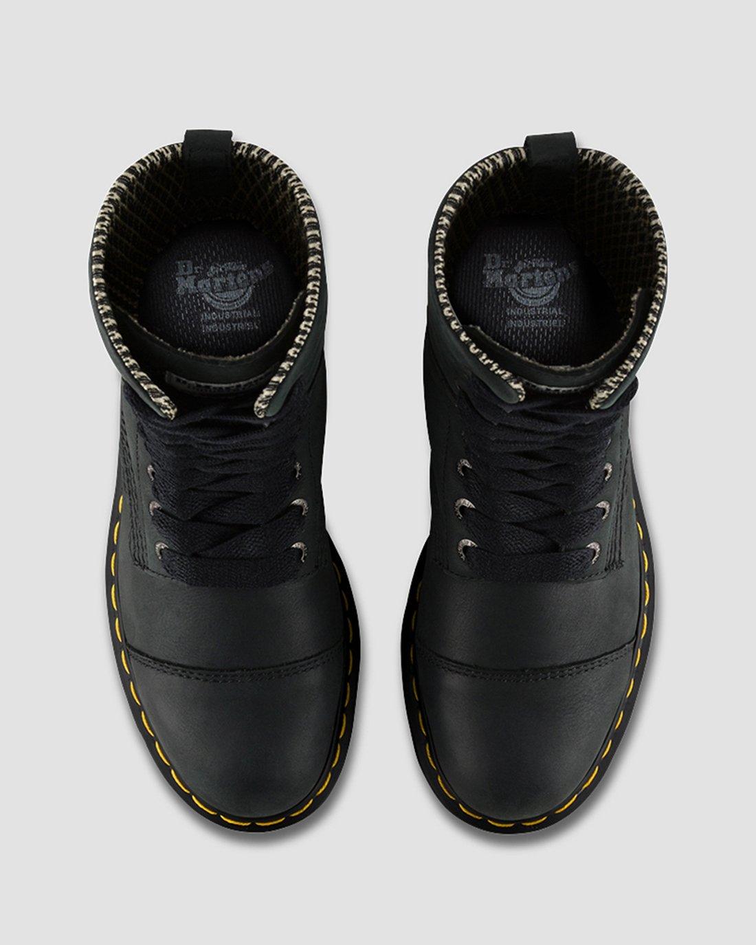 dr martens leah steel toe