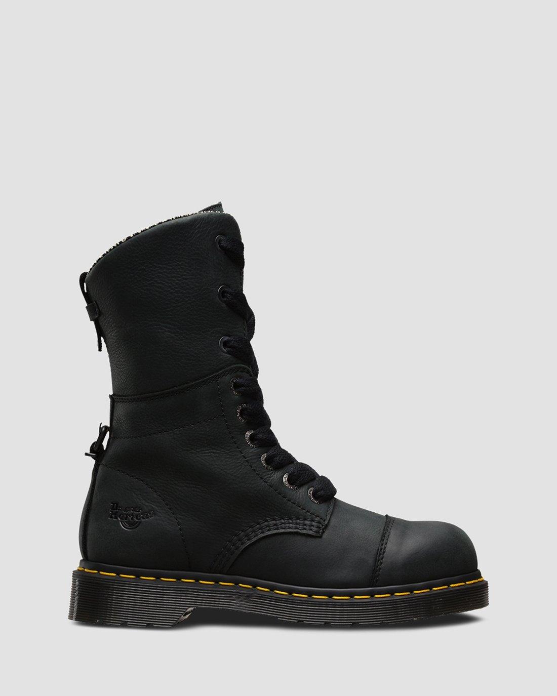 dr martens leah steel toe