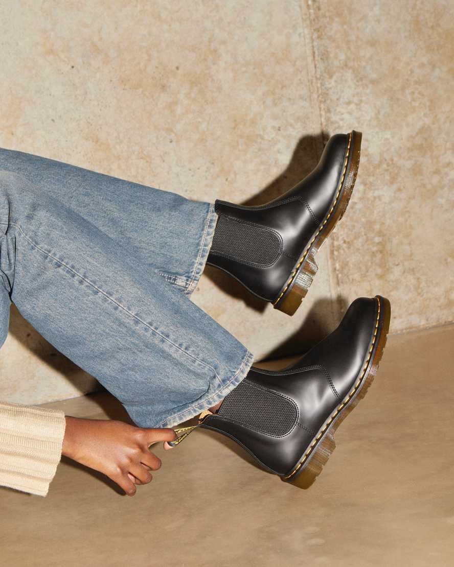 2976 Yellow Stitch Smooth Leather Chelsea Boots2976 Yellow Stitch Smooth Leather Chelsea Boots Dr. Martens