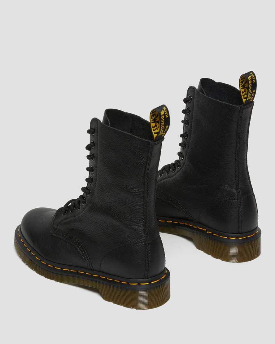 1490 BLACK1490 VIRGINIA LEATHER HIGH BOOTS Dr. Martens