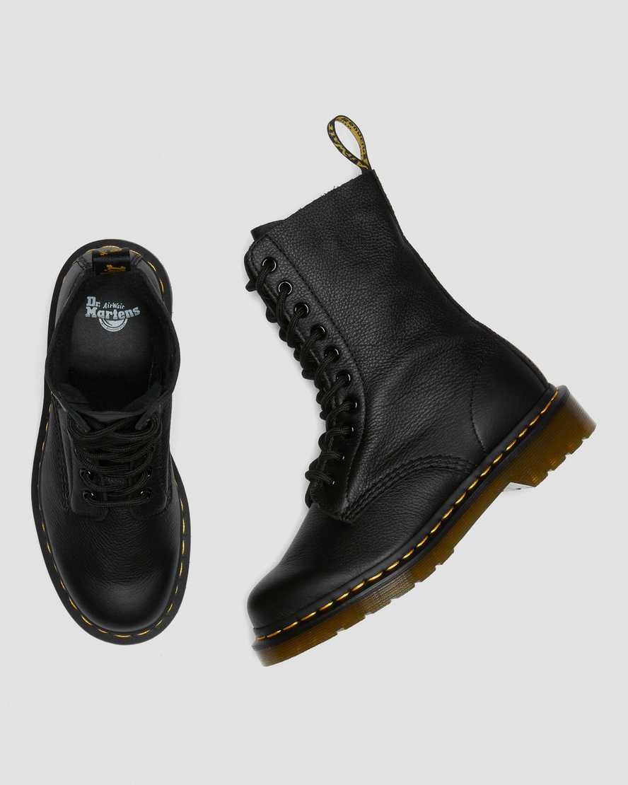 1490 Virginia Leather Mid Calf Boots Dr Martens