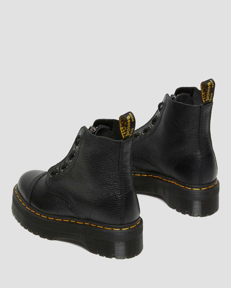 Sinclair Women's Leather Platform BootsSinclair Milled Nappa Leather Platform Boots | Dr Martens