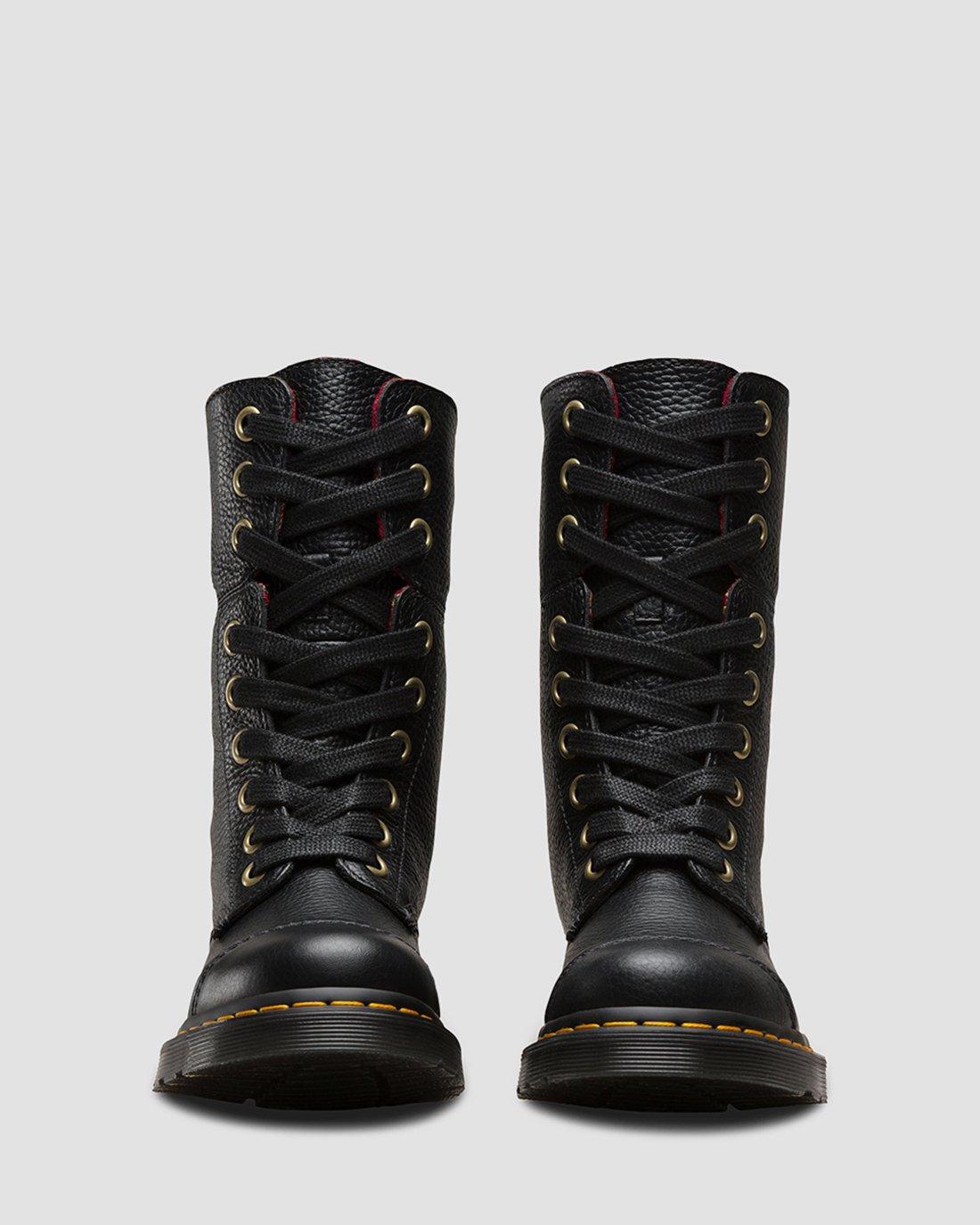 LEATHER TALL BOOTS | Dr. Martens