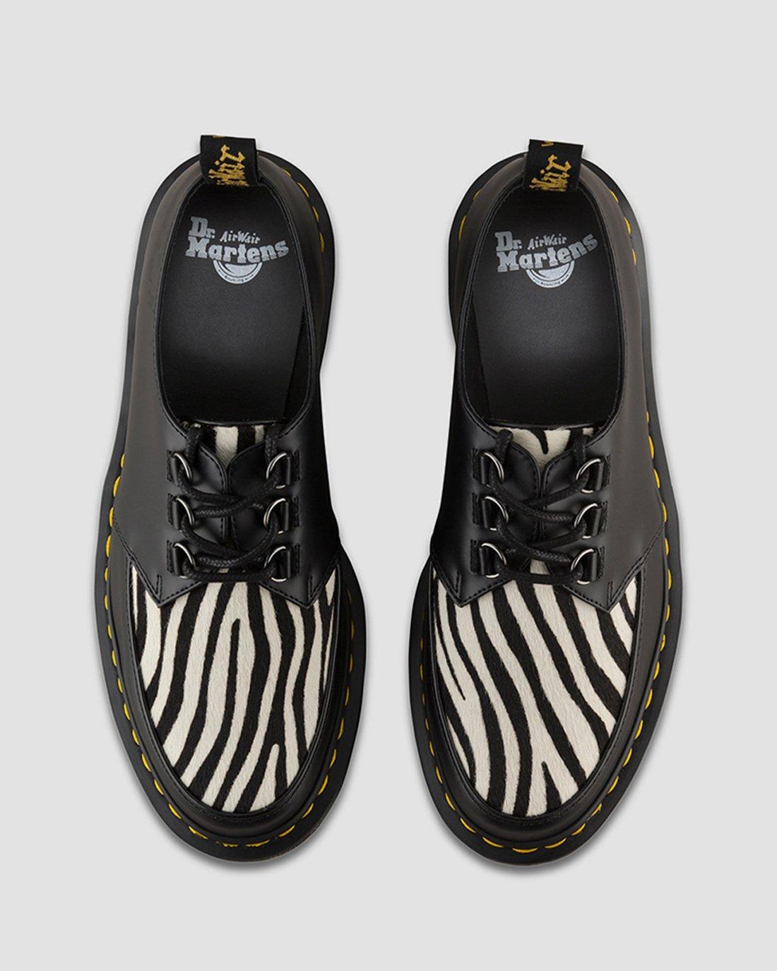 dr martens zebra print