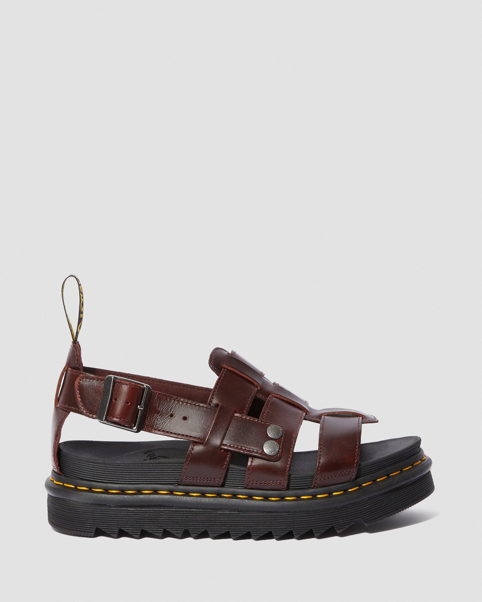 TERRY LEATHER SANDALS | Dr. Martens