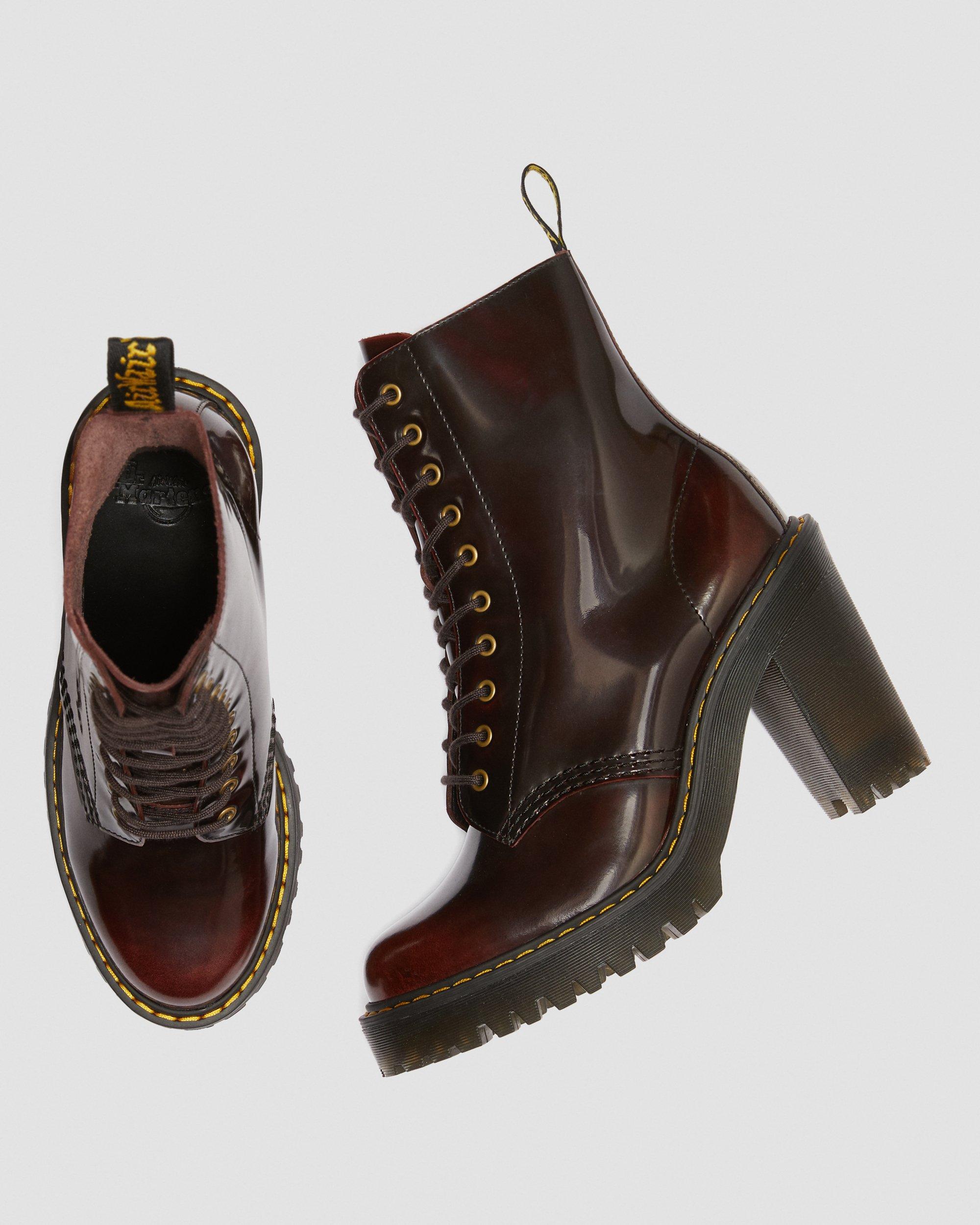 Arcadia Leather Heeled Boots 