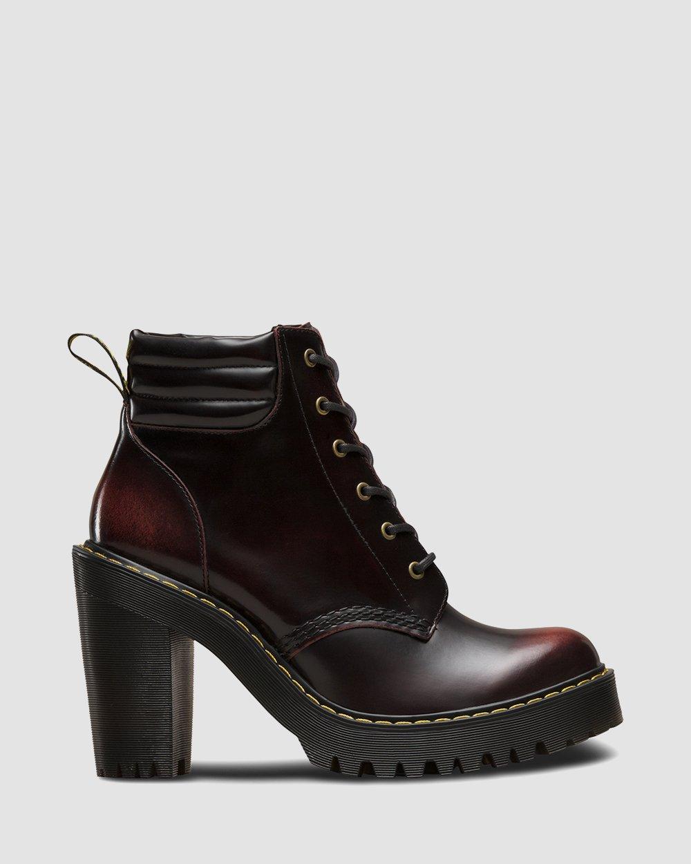 dr martens persephone cherry red