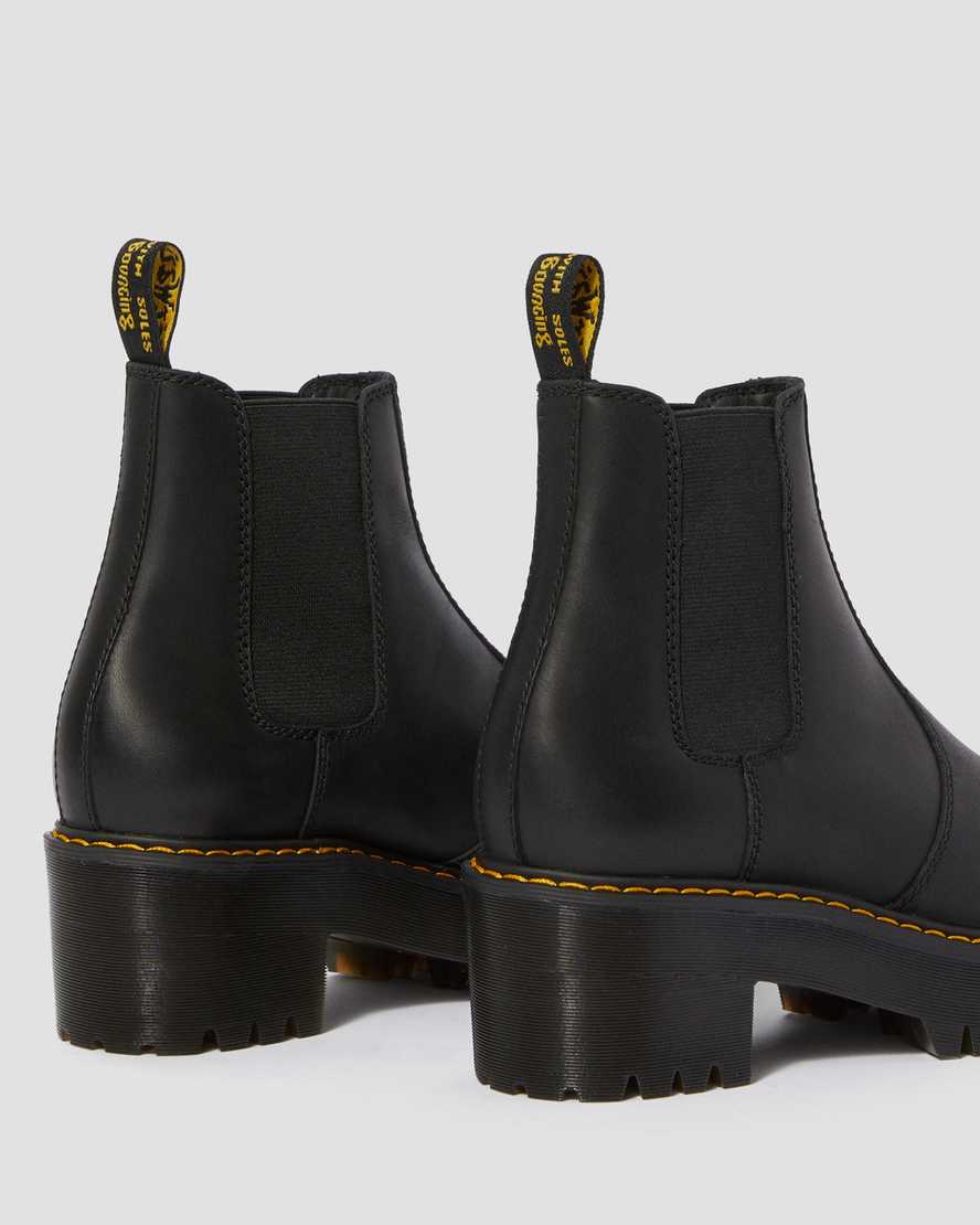 ROMETTY BLACKRometty Leder Chelsea Boots Dr. Martens