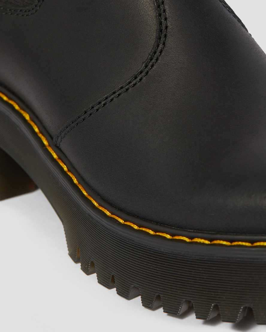 ROMETTY BLACKRometty Leder Chelsea Boots Dr. Martens