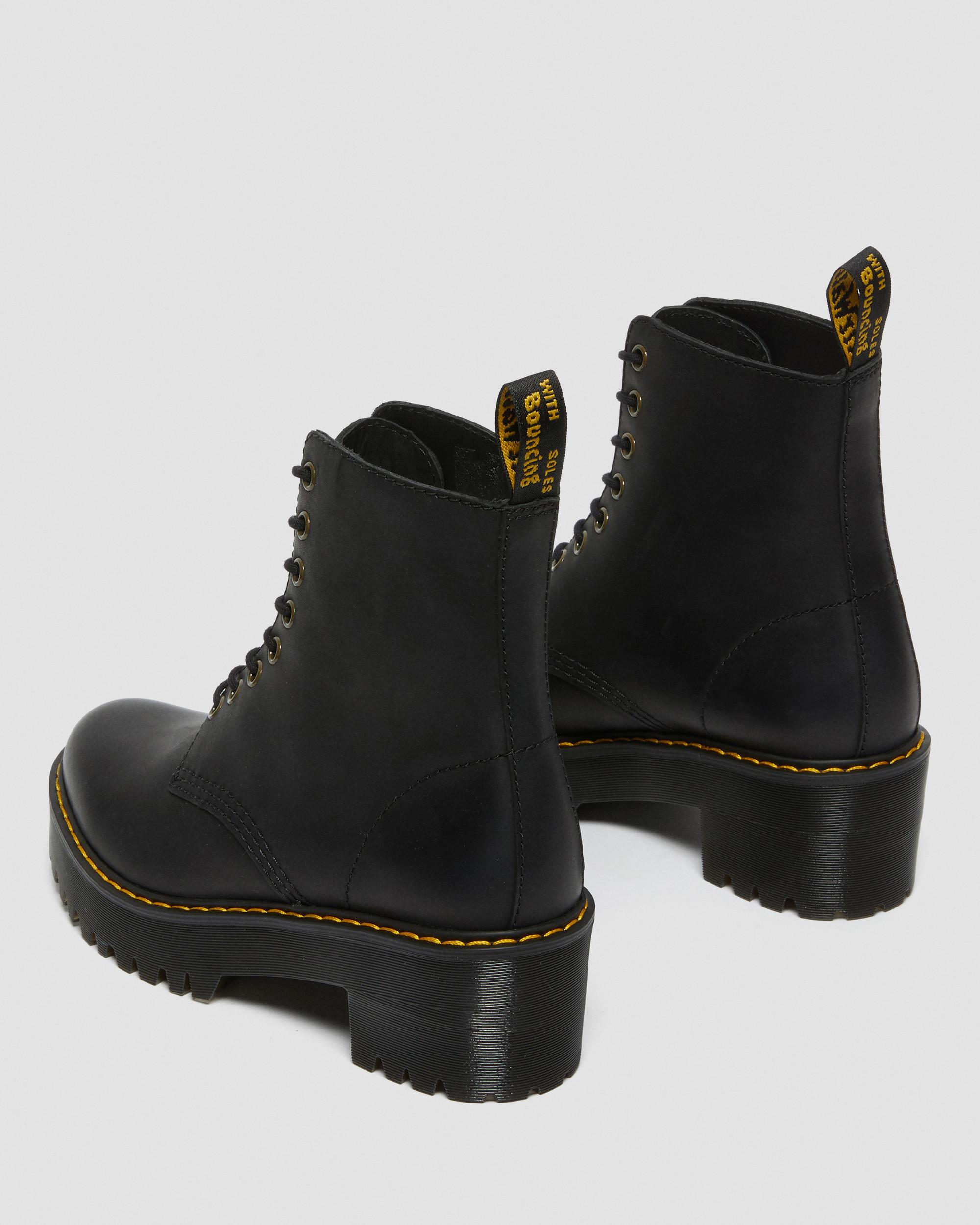 doc martens with a heel