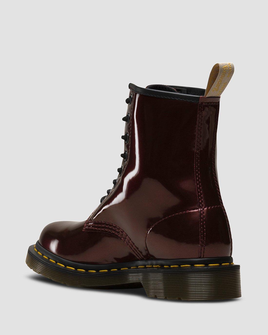 dr martens vegan chrome oxblood