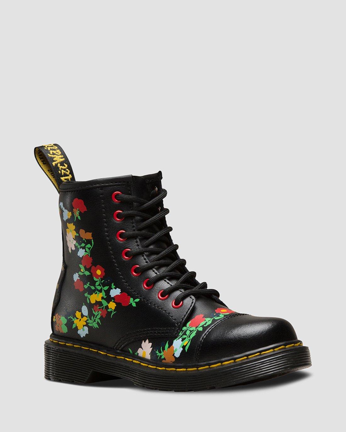 floral dr martens boots