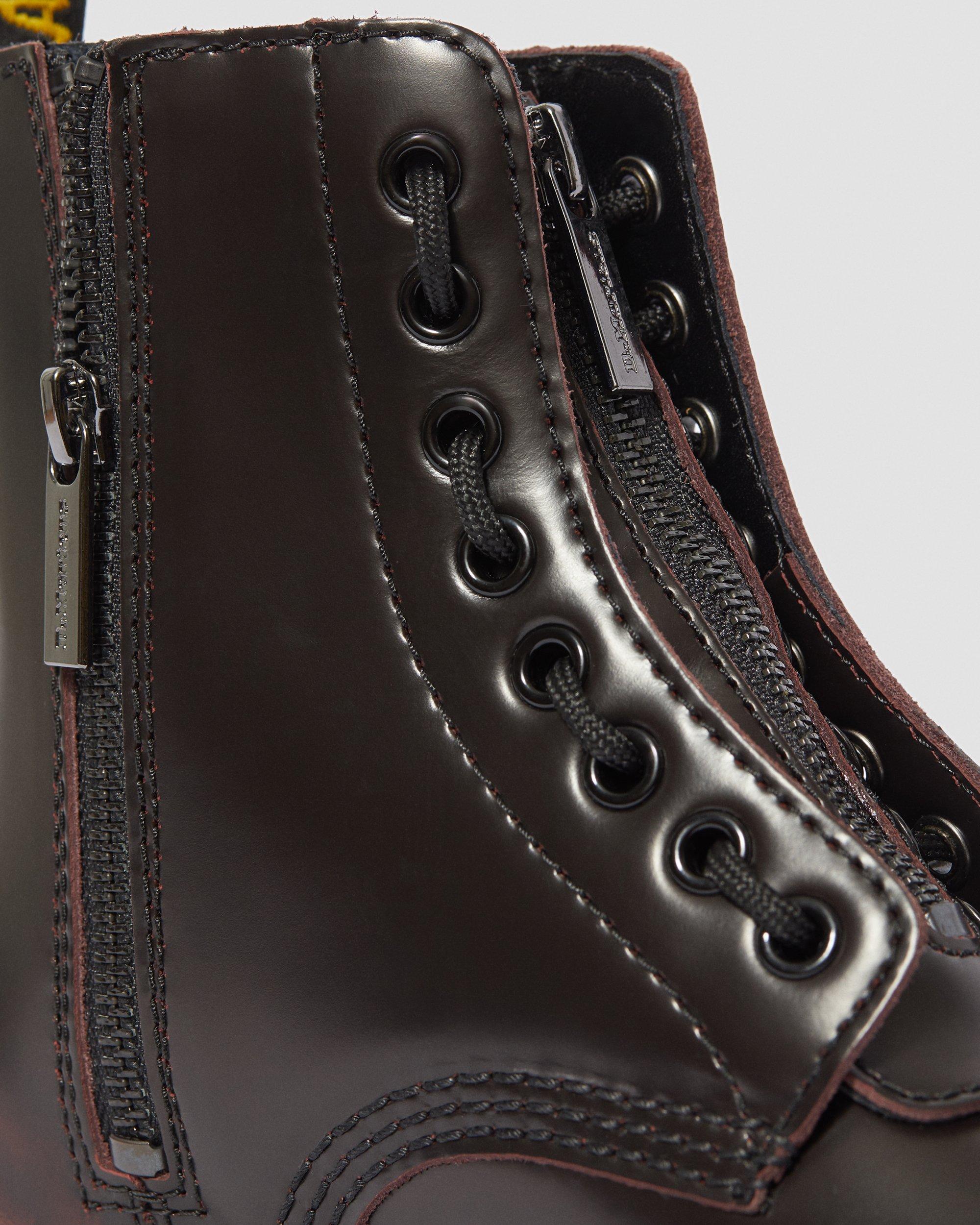 PASCAL LEATHER ZIPPER BOOTS 