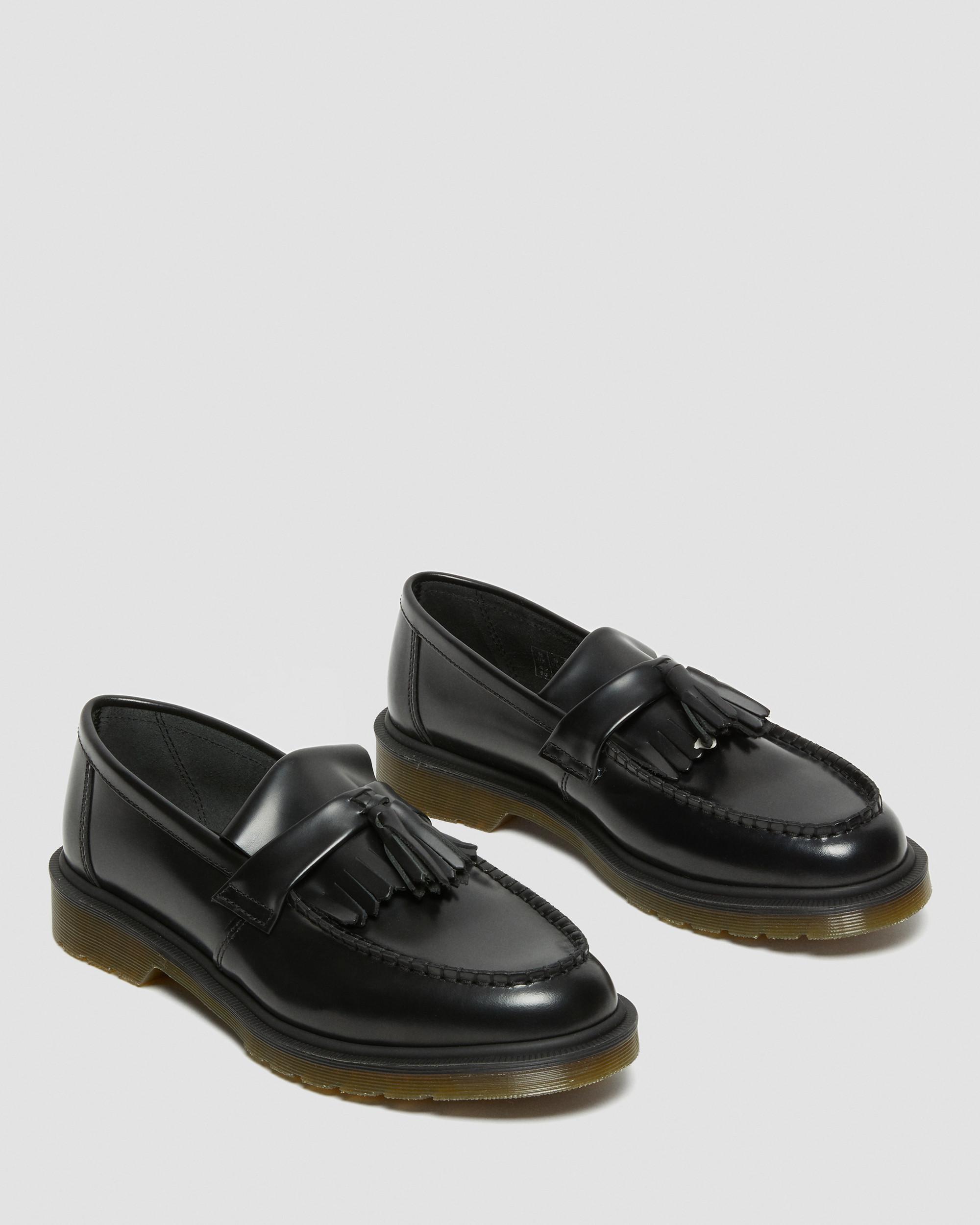 Adrian Smooth Leather Tassle Loafers | Dr. Martens