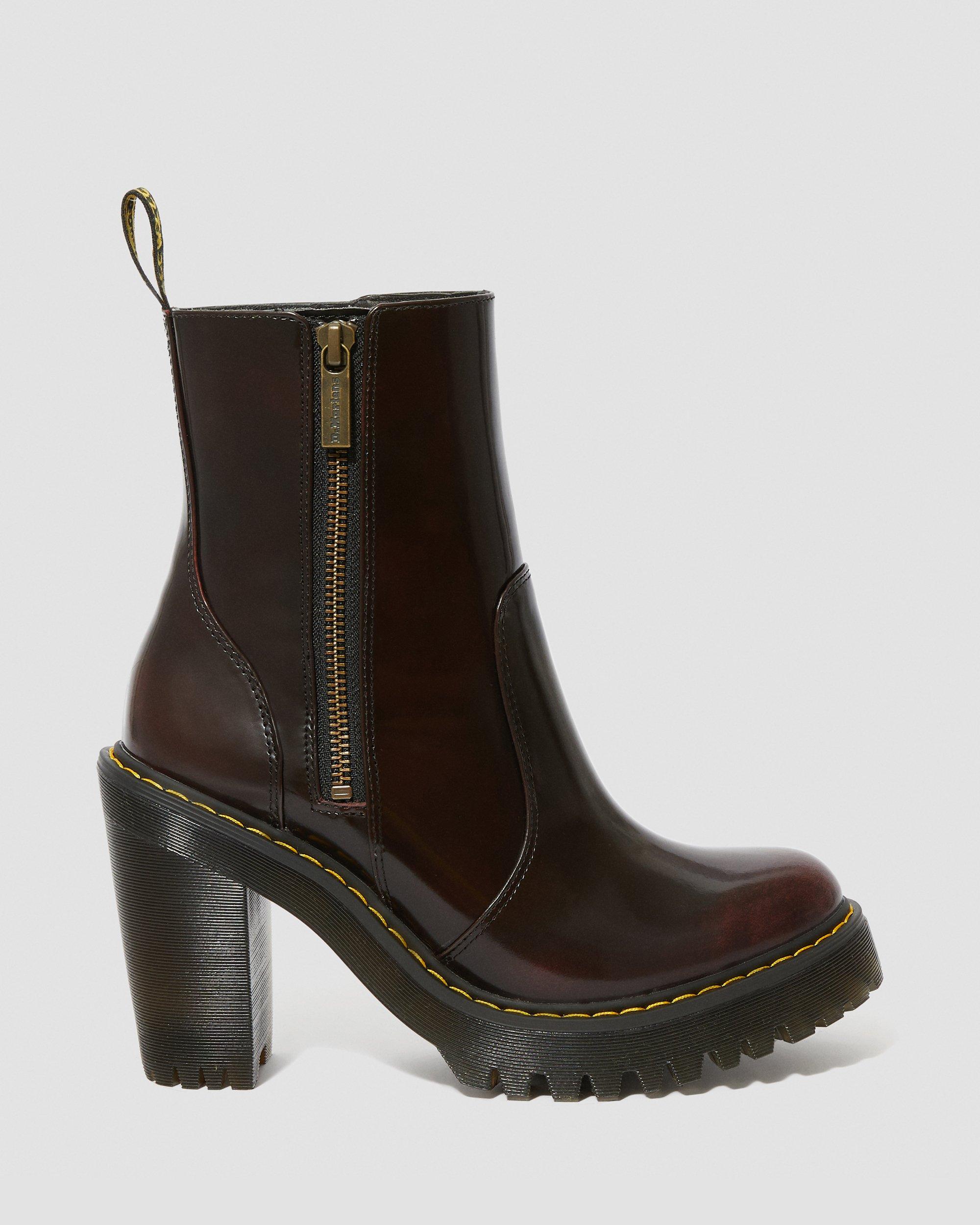 MAGDALENA II ARCADIA LEATHER ZIP BOOTS | Dr. Martens