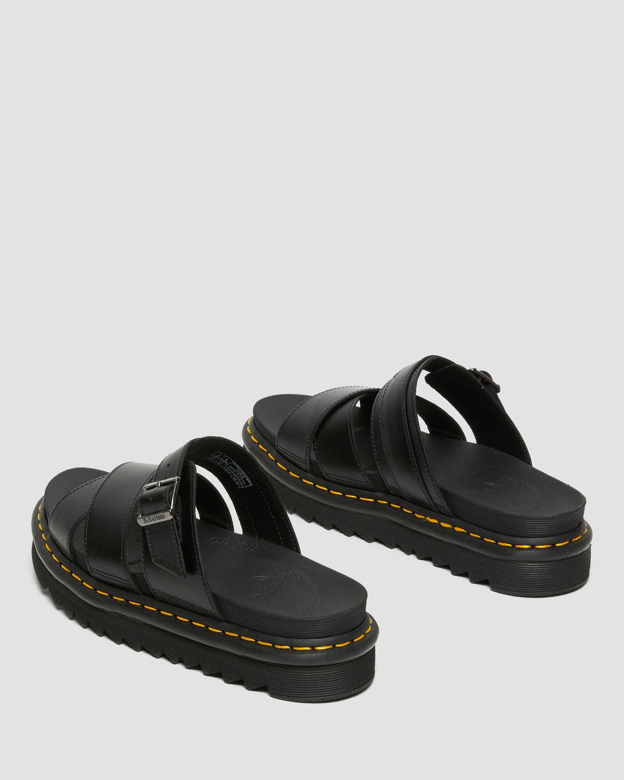 Ryker Leather Strap Slide Sandals | Dr 