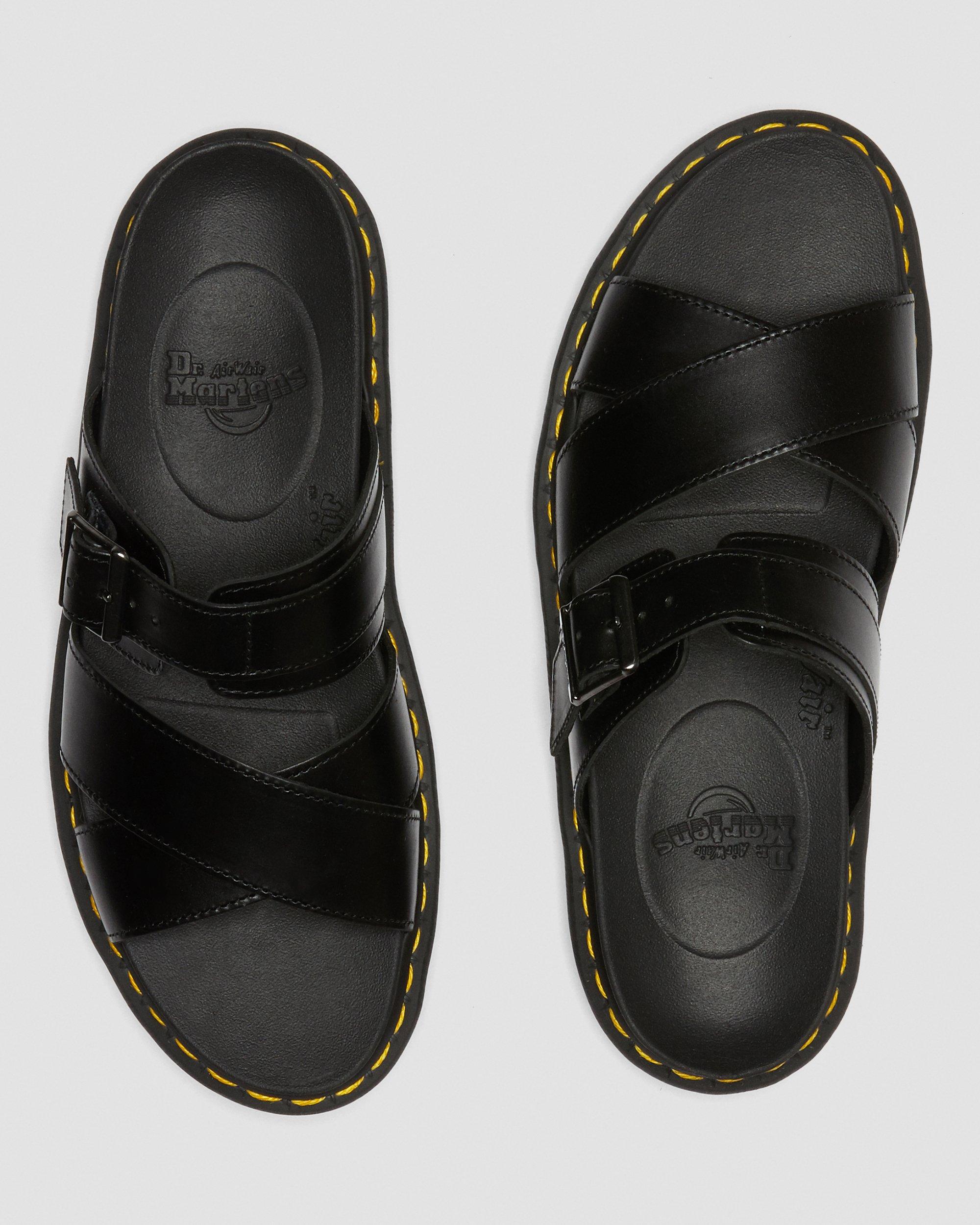 dr martens ryker sandals in black