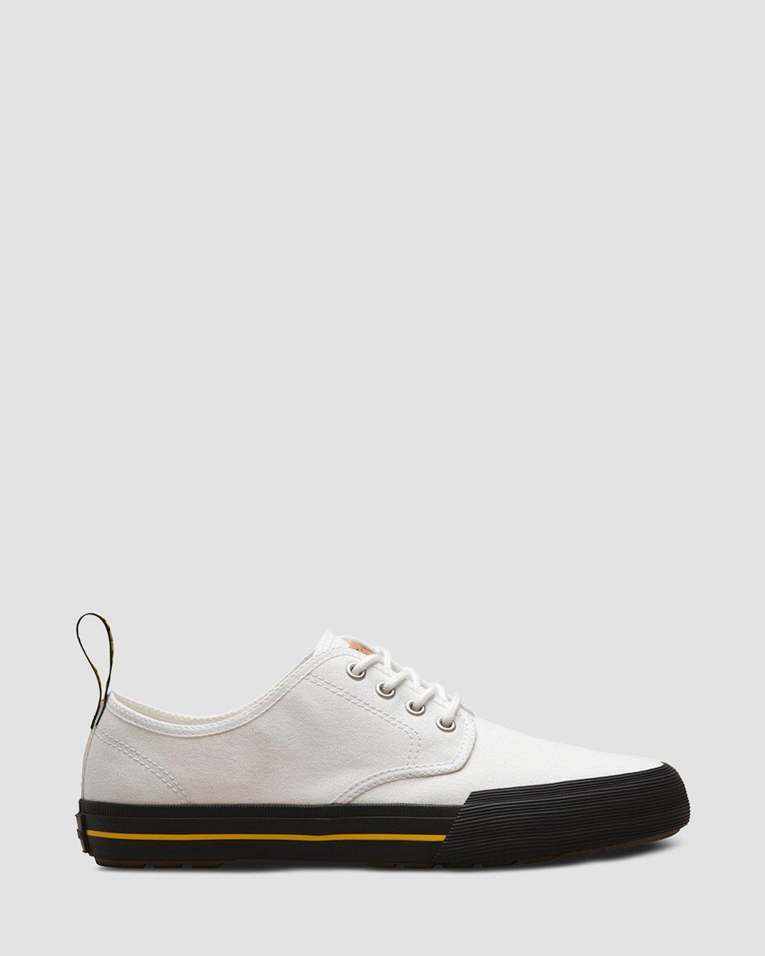 white canvas dr martens