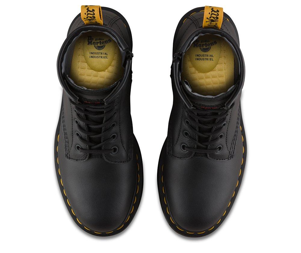 maple zip womens steel toe work boots