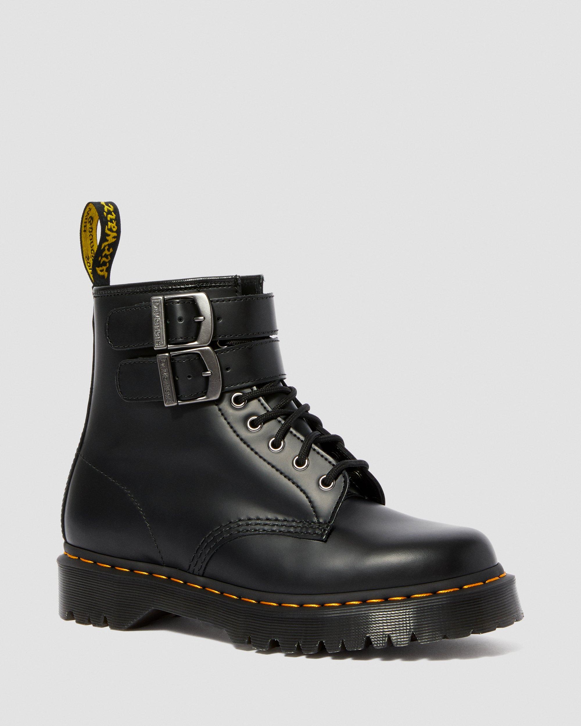1460 SMOOTH LEATHER BUCKLE BOOTS | Dr 